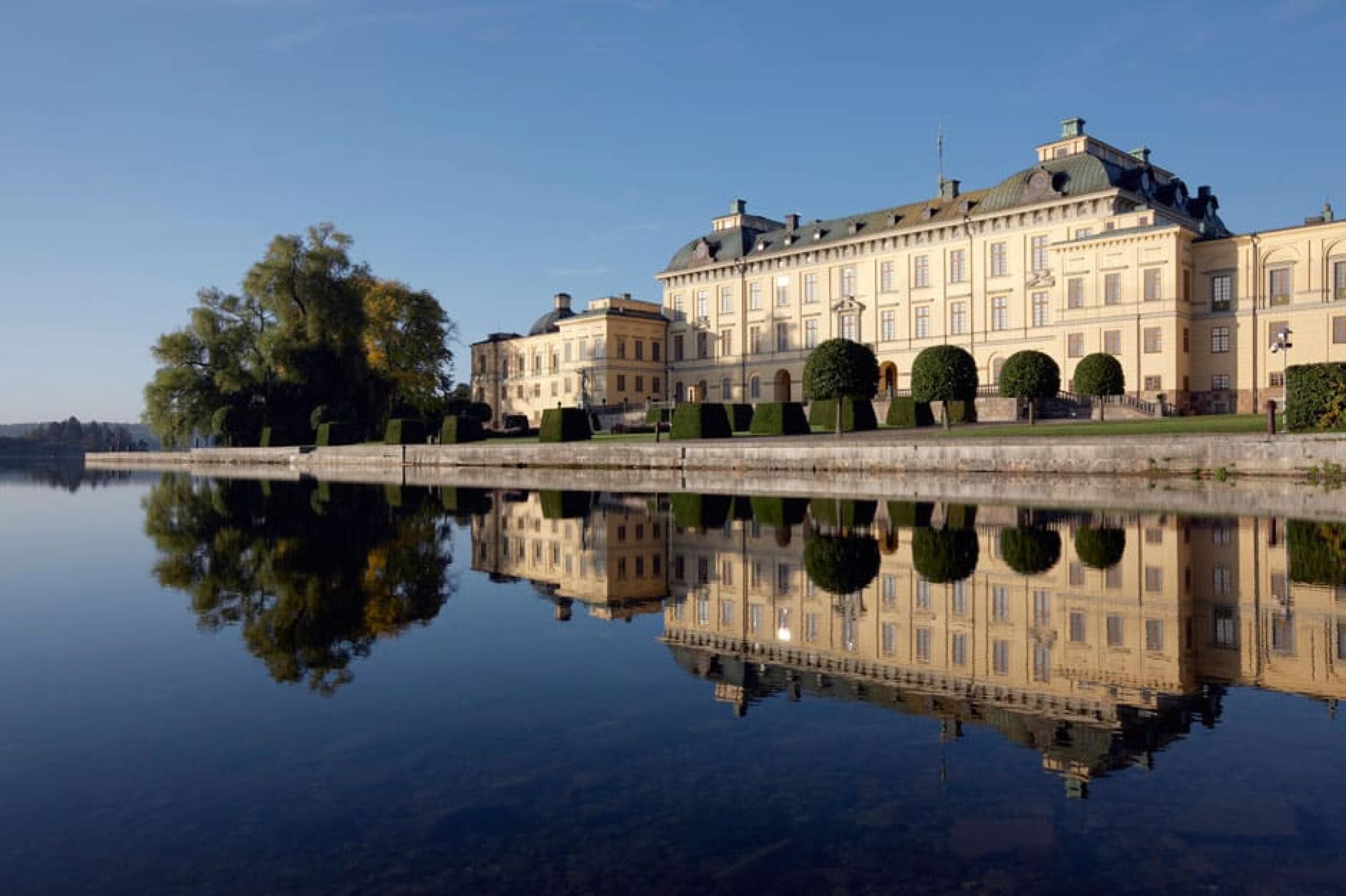 Exterior View - Drottningholm Palace,Stockholm, Sweden - Courtesy Ola Ericson