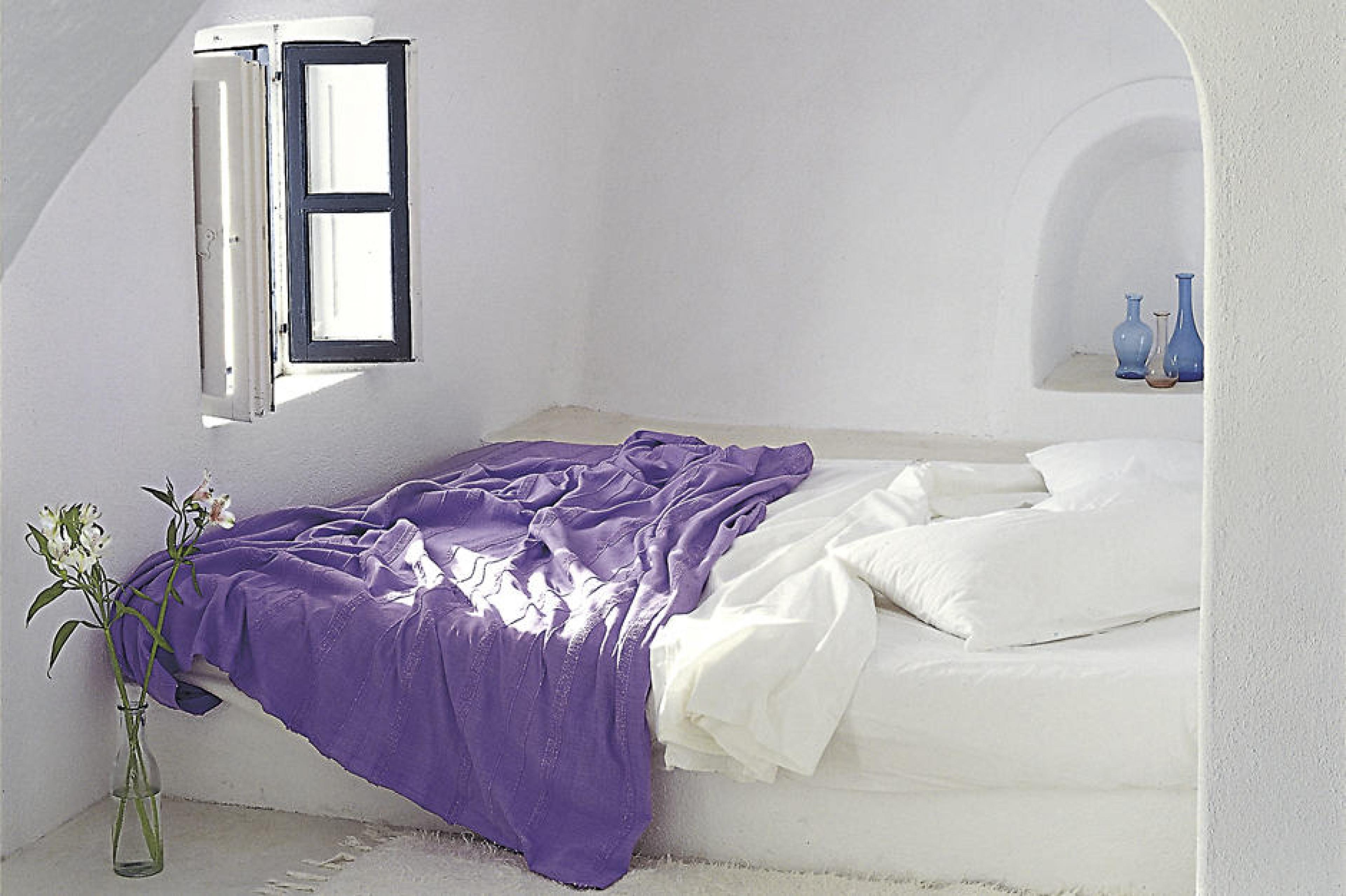 Bedroom at Perivolas, Santorini, Greece