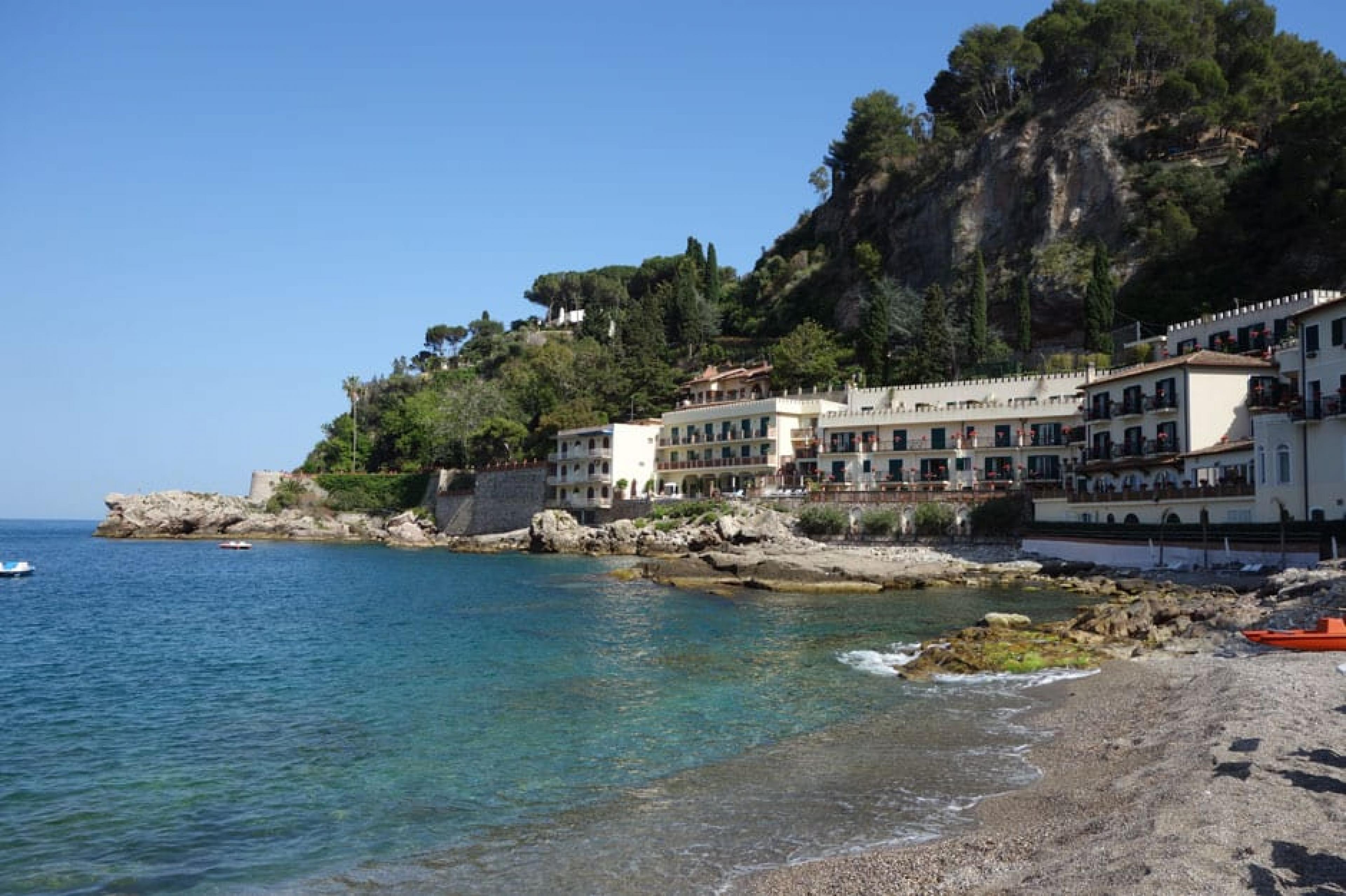 Beach view - Belmond Villa Sant’ Andrea, Sicily, Italy