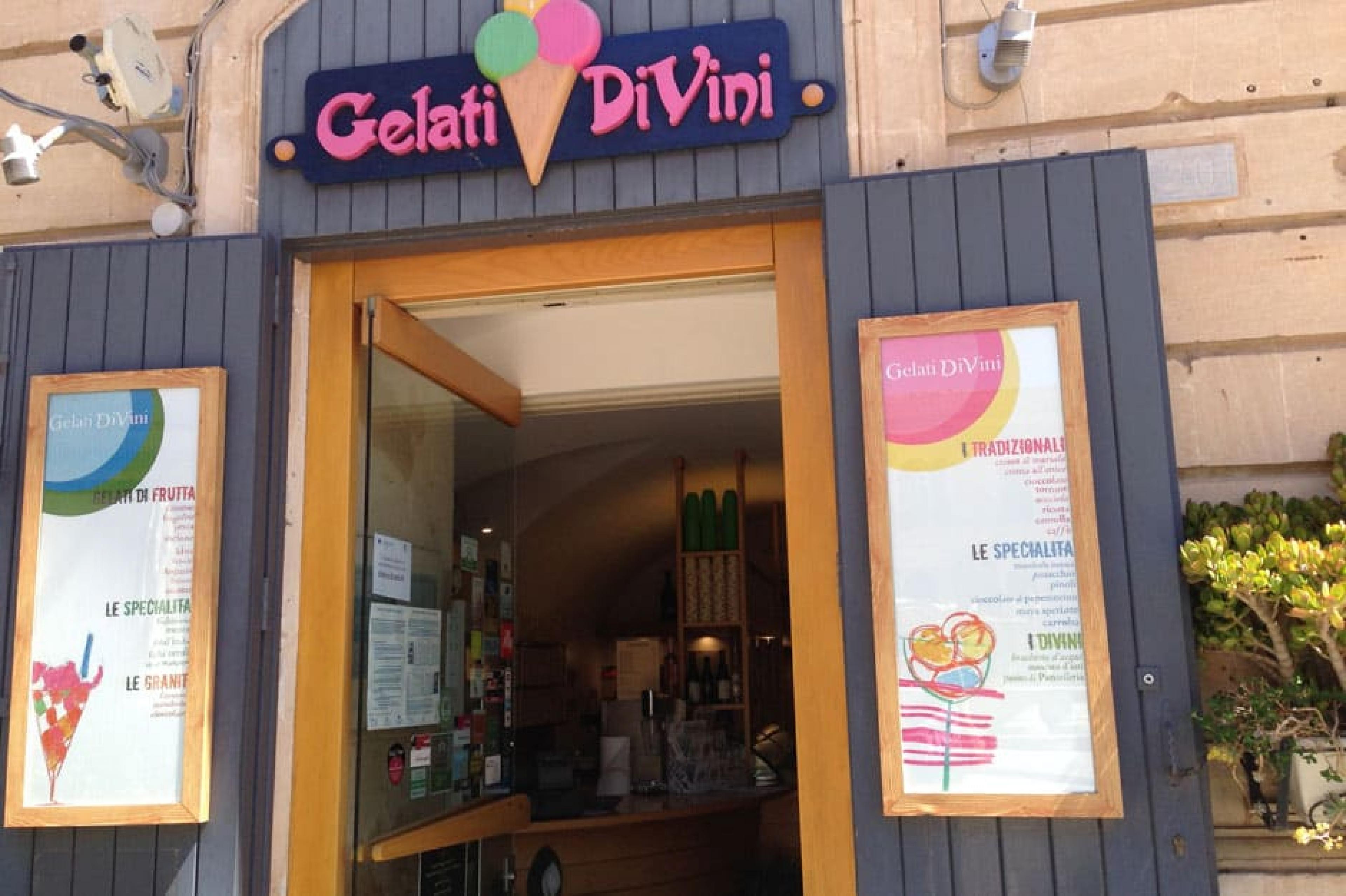 Entrance at Gelati di Vinia, Sicily, Italy