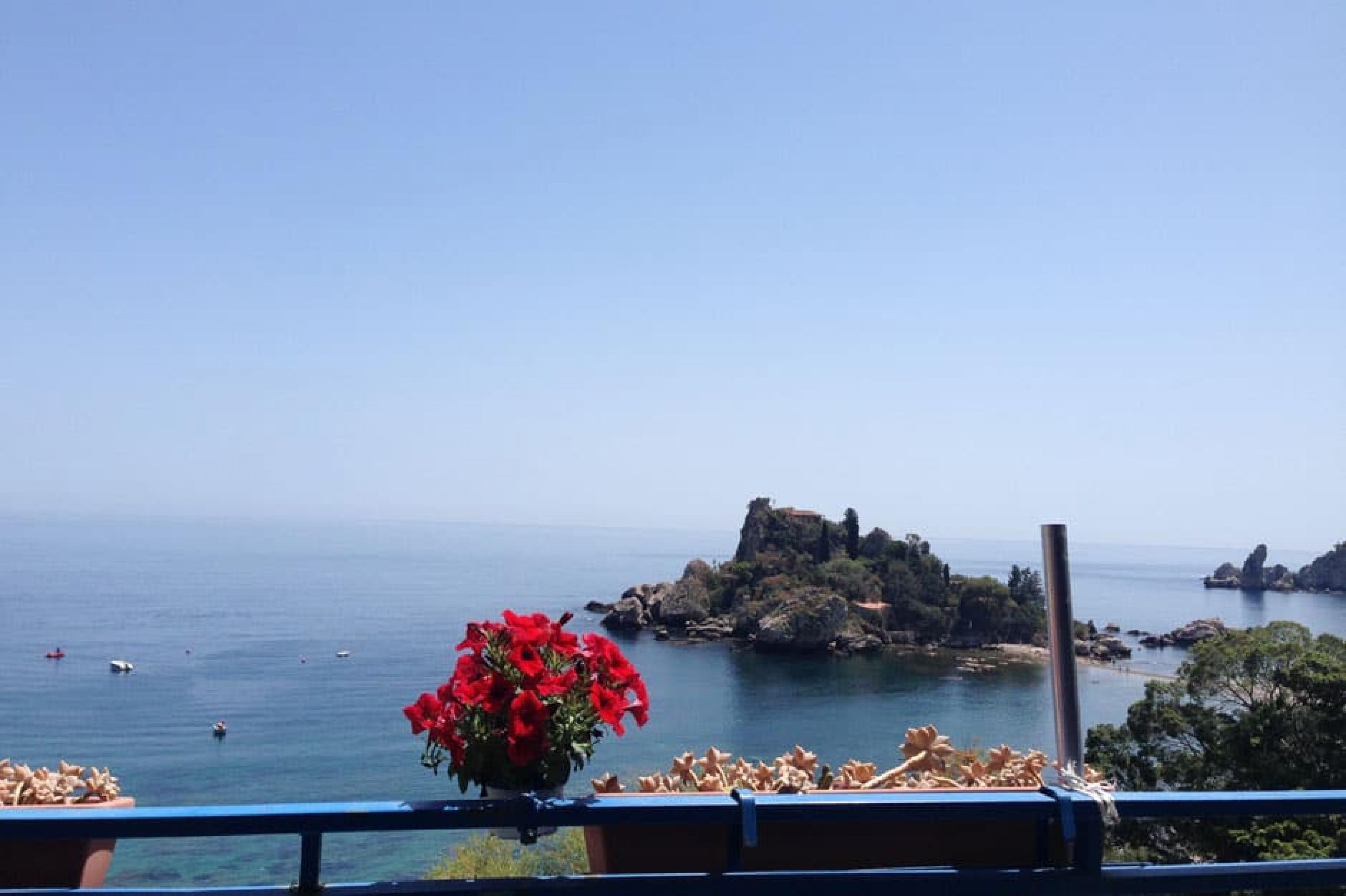 View from Terrace - Da Giovanni, Sicily, Italy