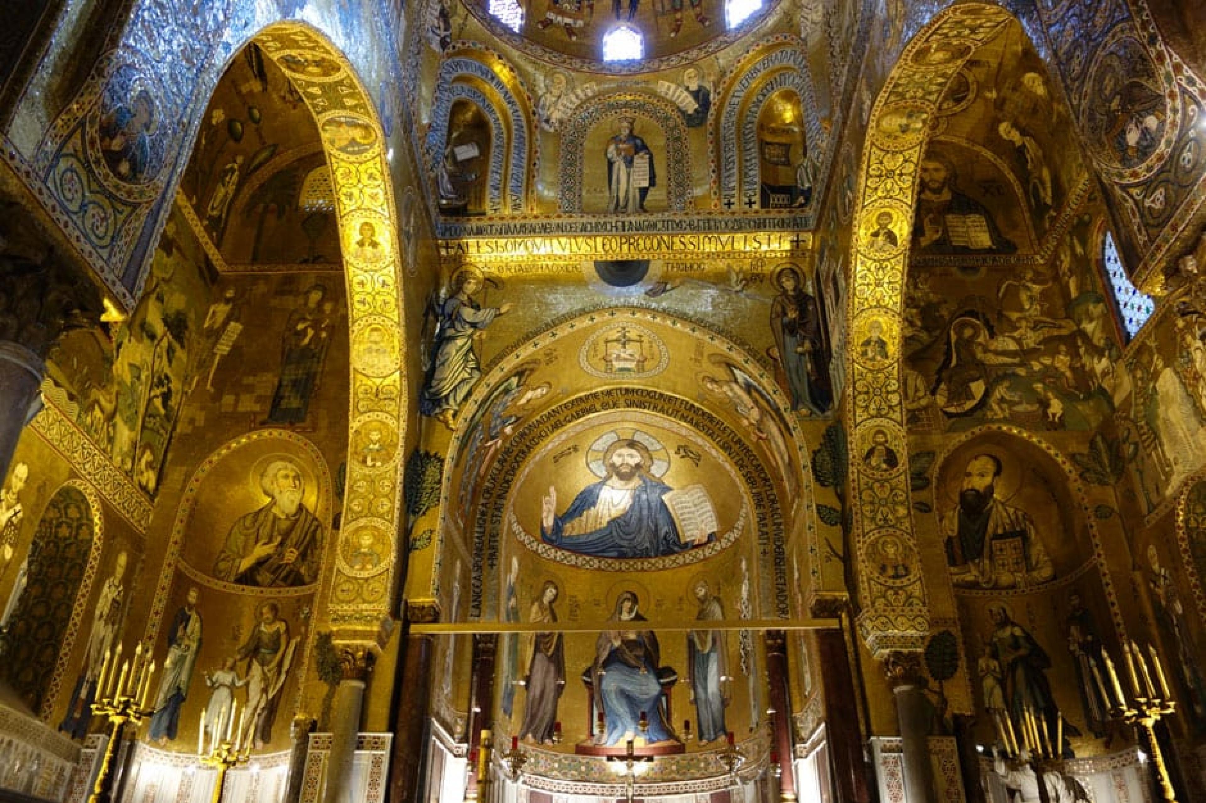 Interior View - Cappella Palatina (Palazzo dei Normanni),Sicily, Italy