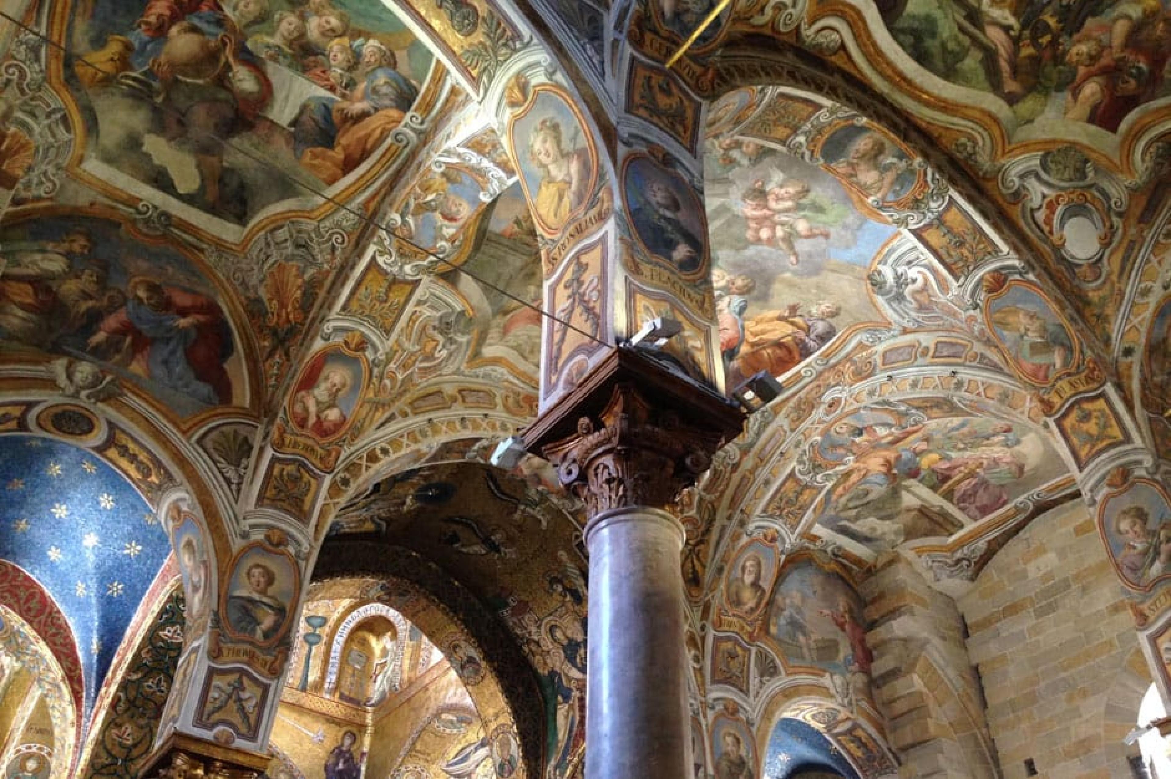 Exterior View - Chiesa di Santa Maria dell'Ammiraglio (La Martorana),Sicily, Italy