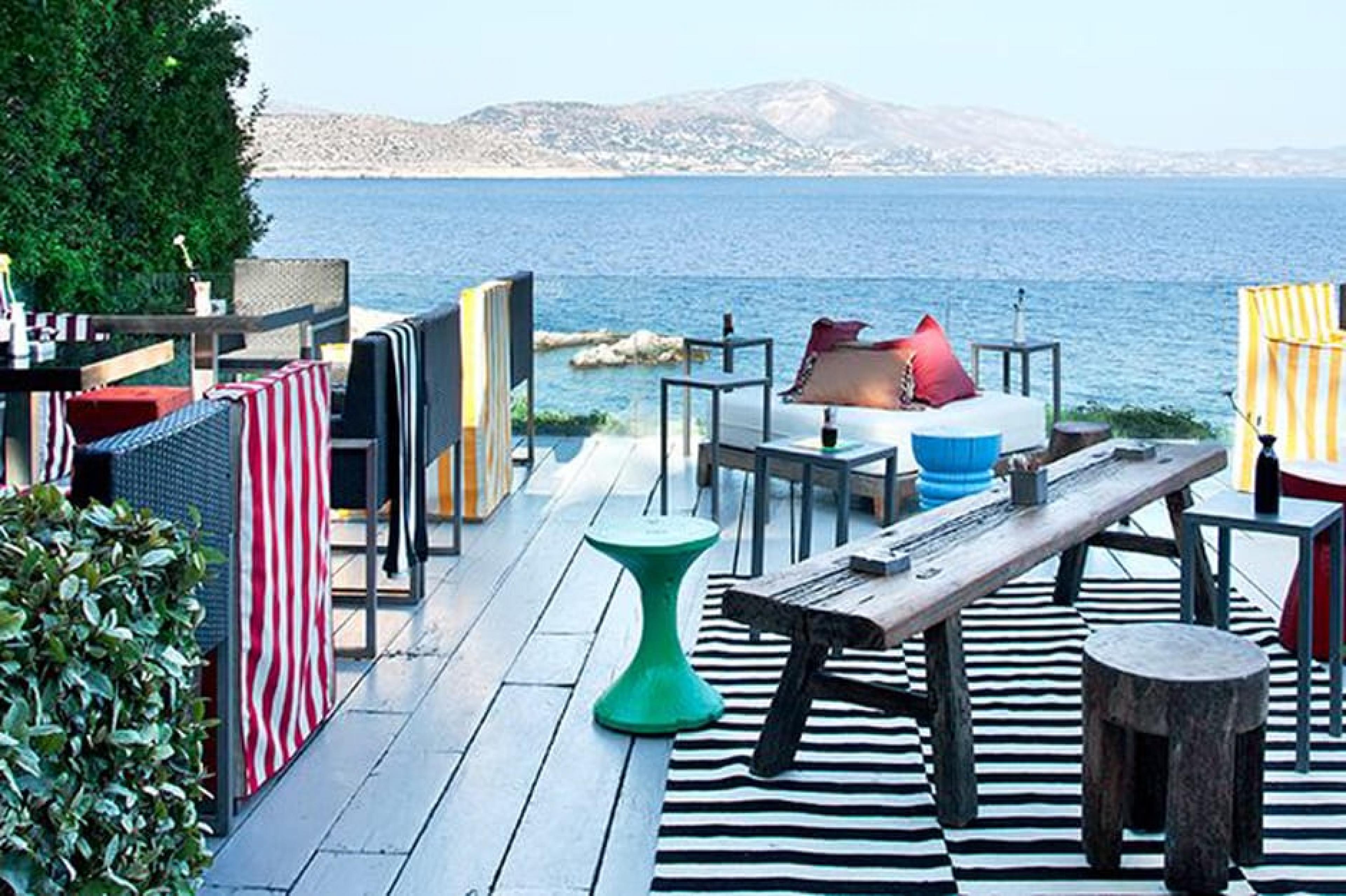 Outdoor Dining at The Island, Athens, Greece