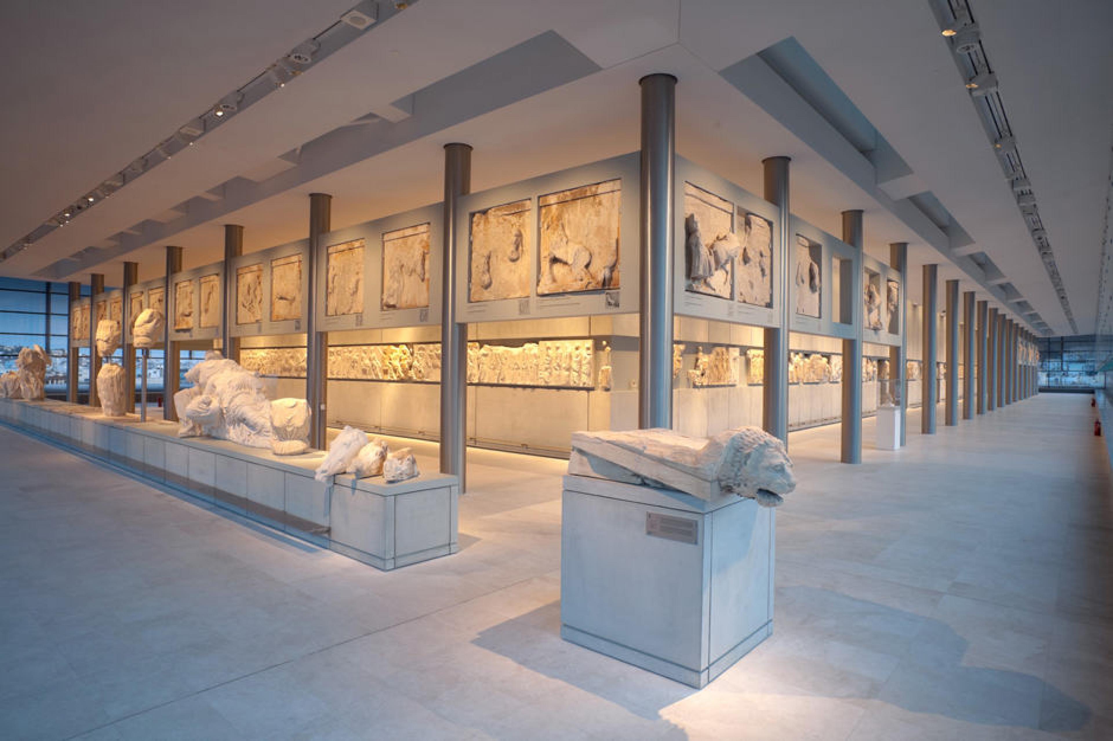 View of The Parthenon Gallery at Acropolis Museum, Athens, Greece - Copyright Nikos Daiilidis