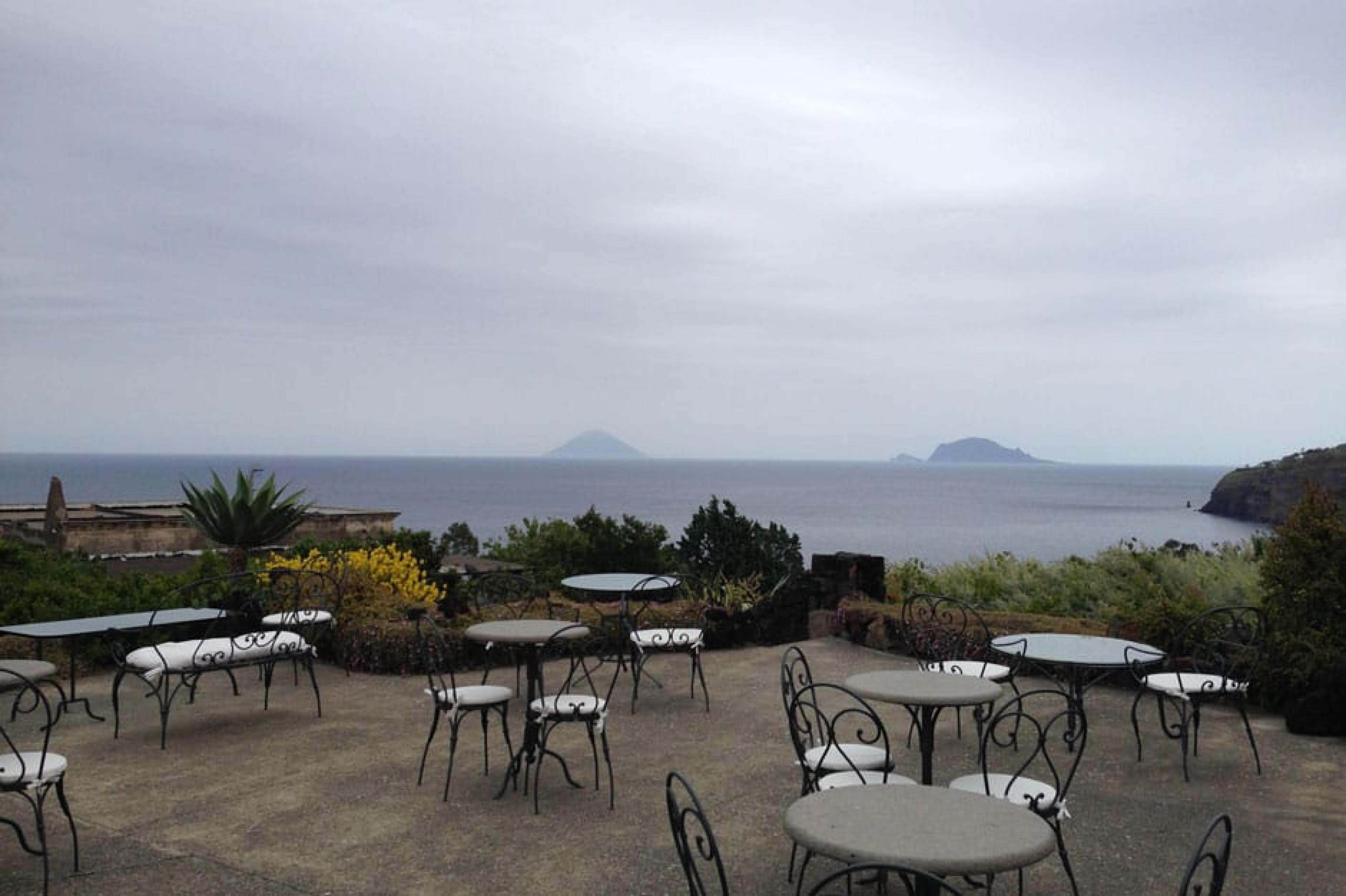 Dinning Area at Hotel Signum, Aeolian Islands, Italy