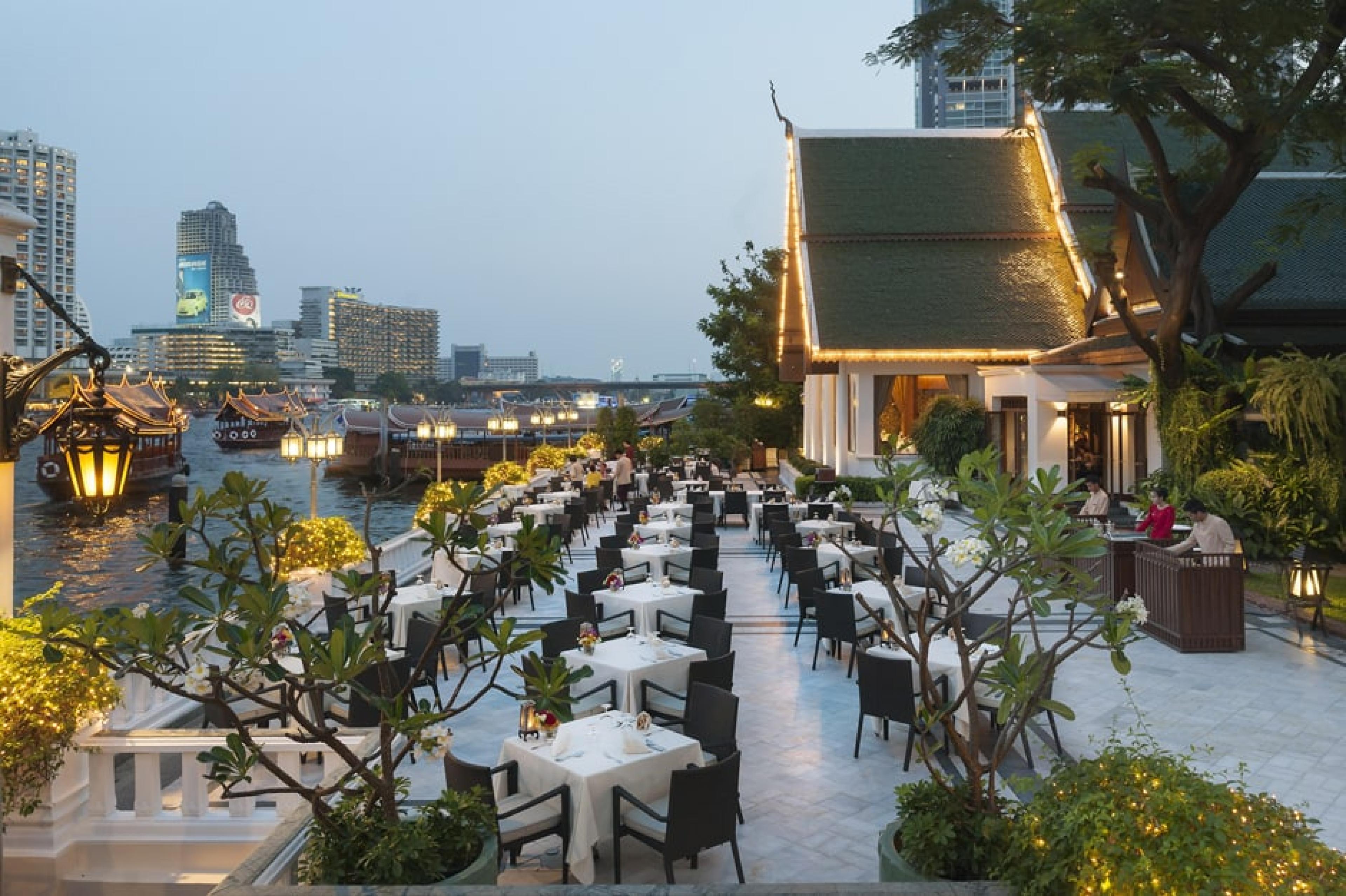 Restaurant at Mandarin Oriental Bangkok, Bangkok, Thailand