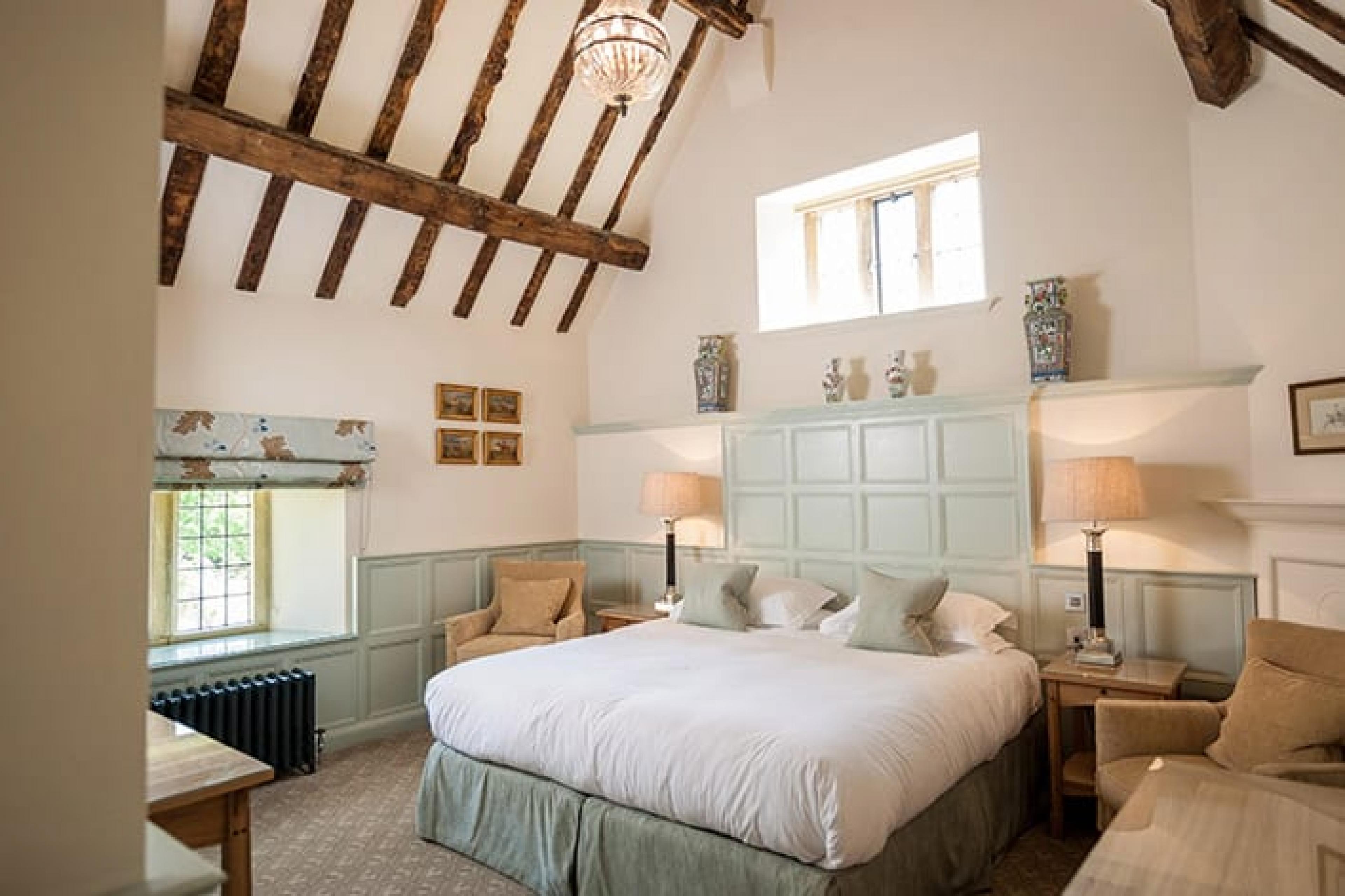 Bedroom at Buckland Manor, Cotswolds, England