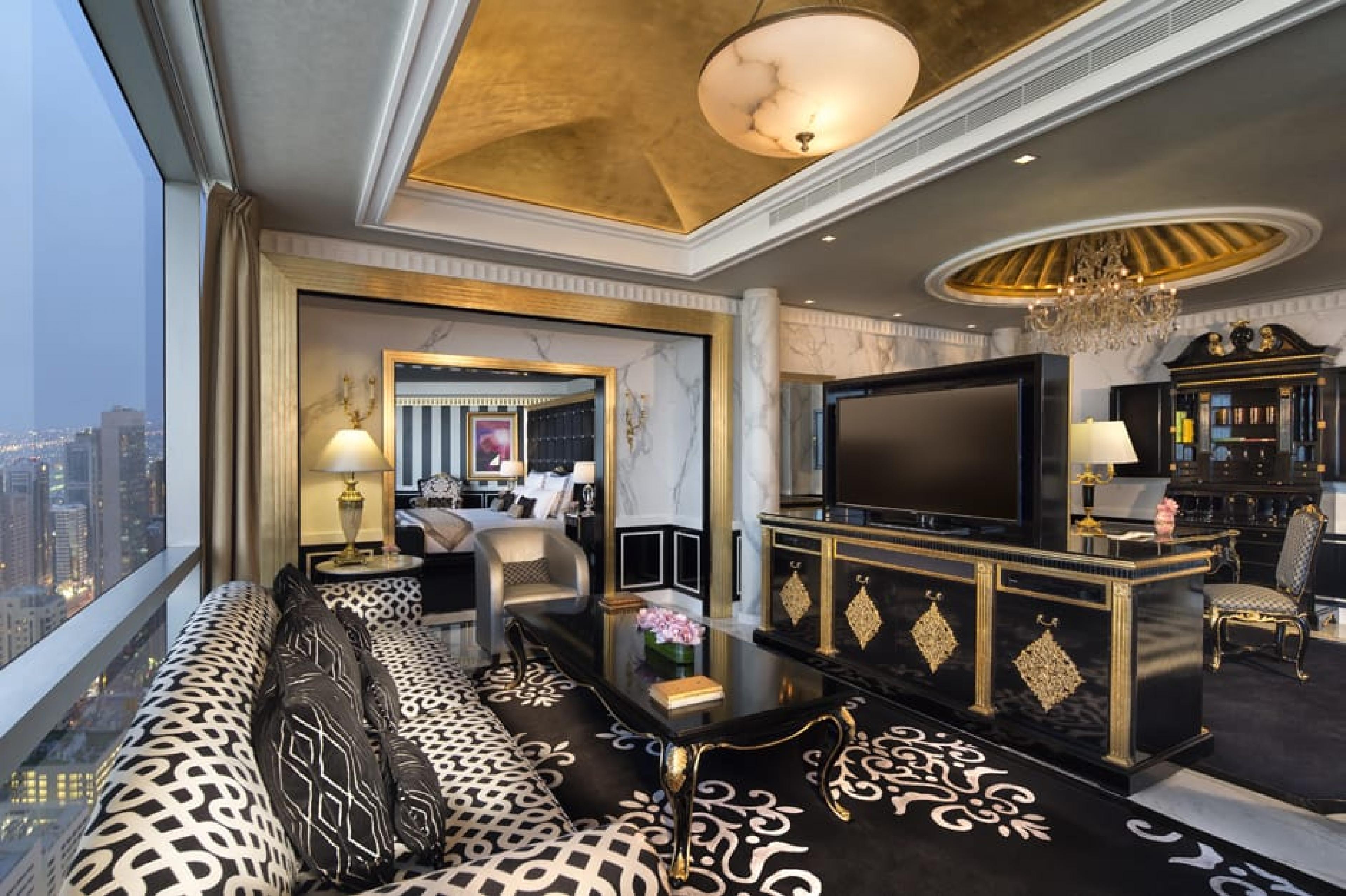 Presidential Suite - Living Area at Jumeirah Emirates Towers Hotel, Dubai, United Arab Emirates