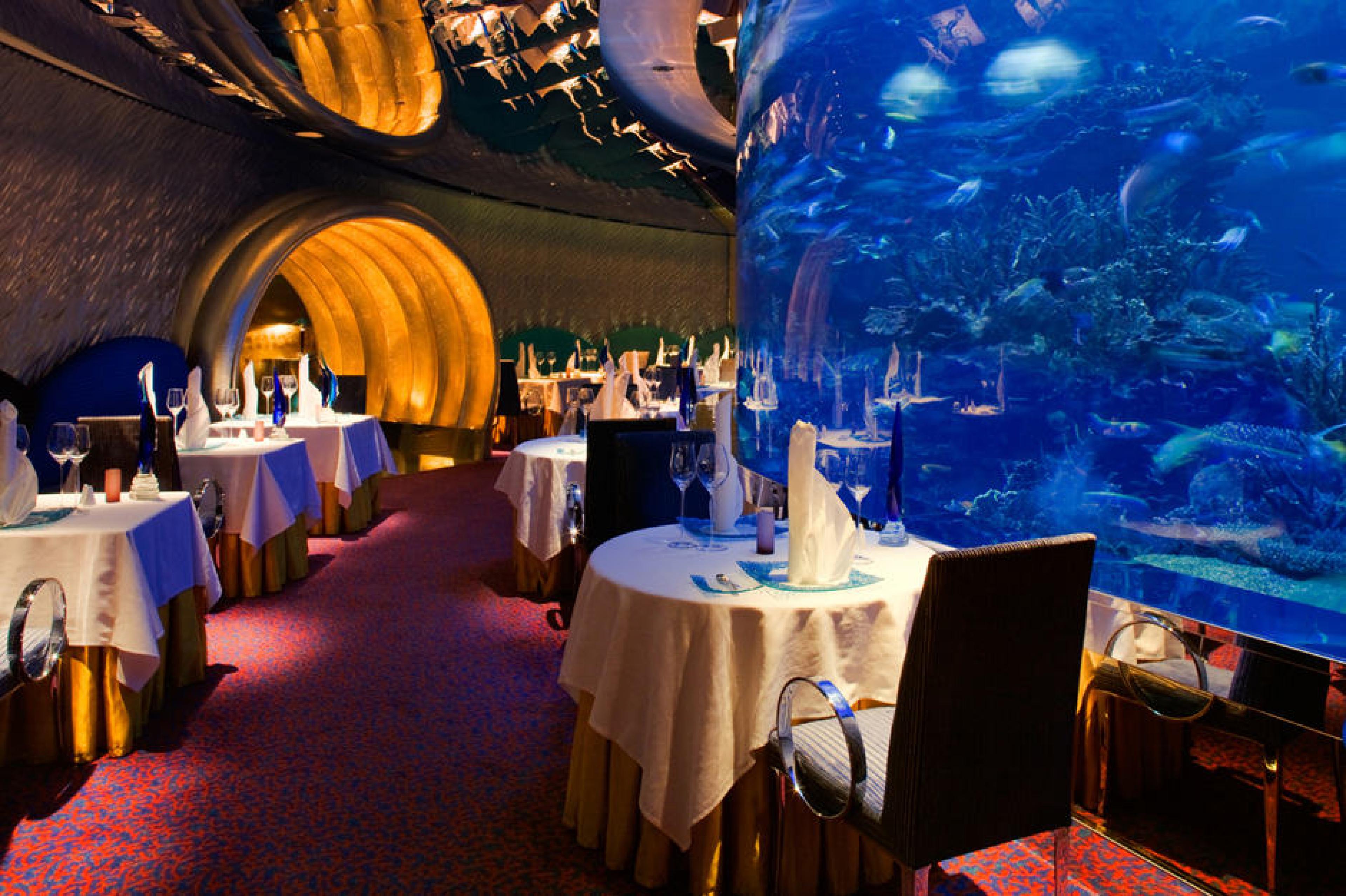 Dinning Area at Al Mahara, Dubai, United Arab Emirates