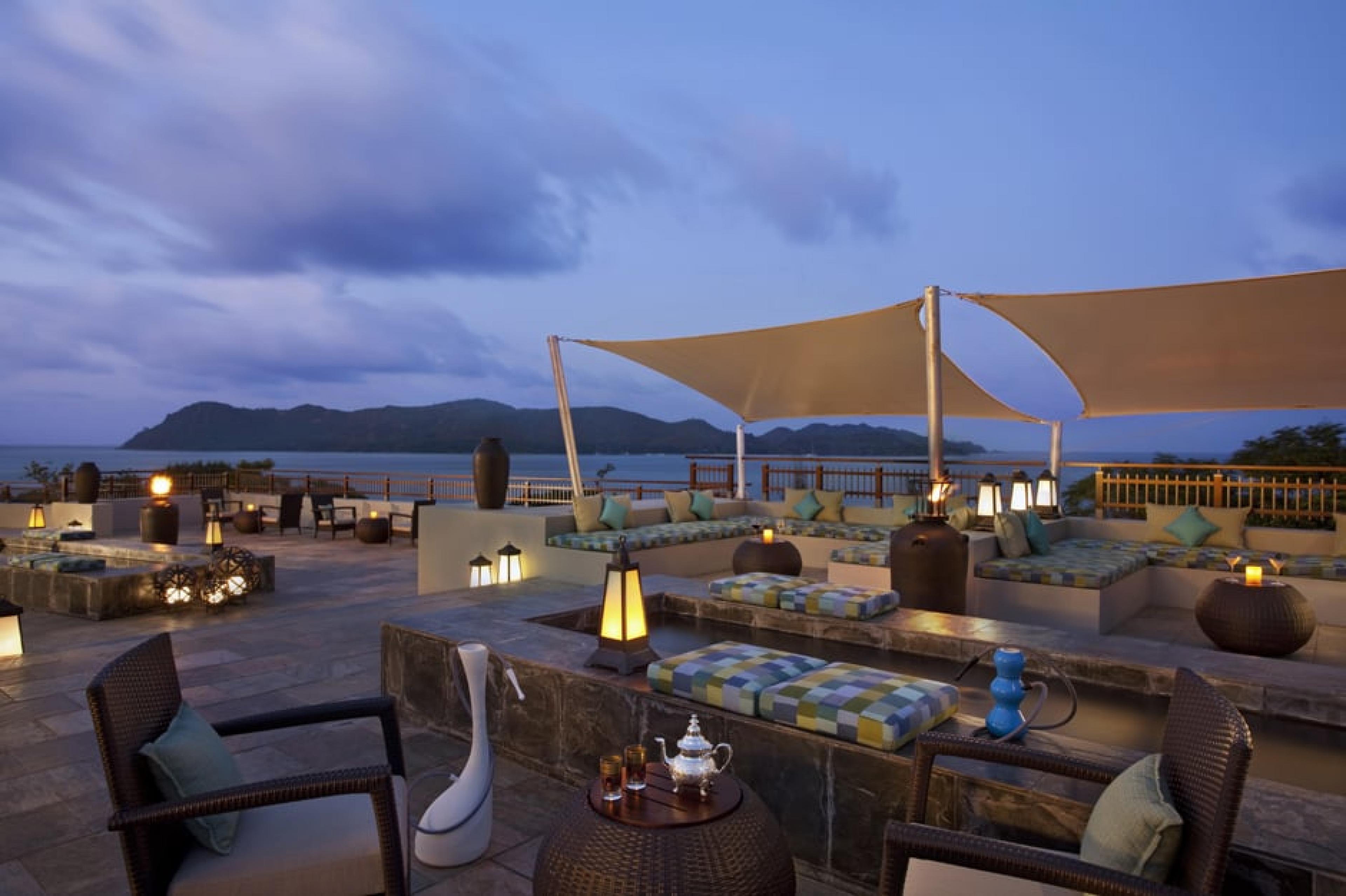 Terrace Lounge at Raffles, Seychelles