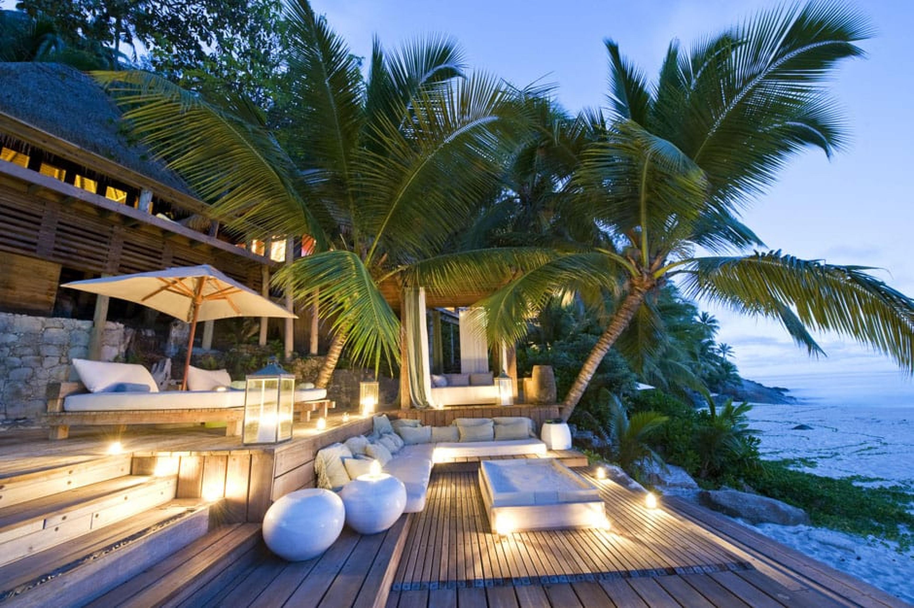 Lounge at North Island, Seychelles - Courtesy Mike Myers