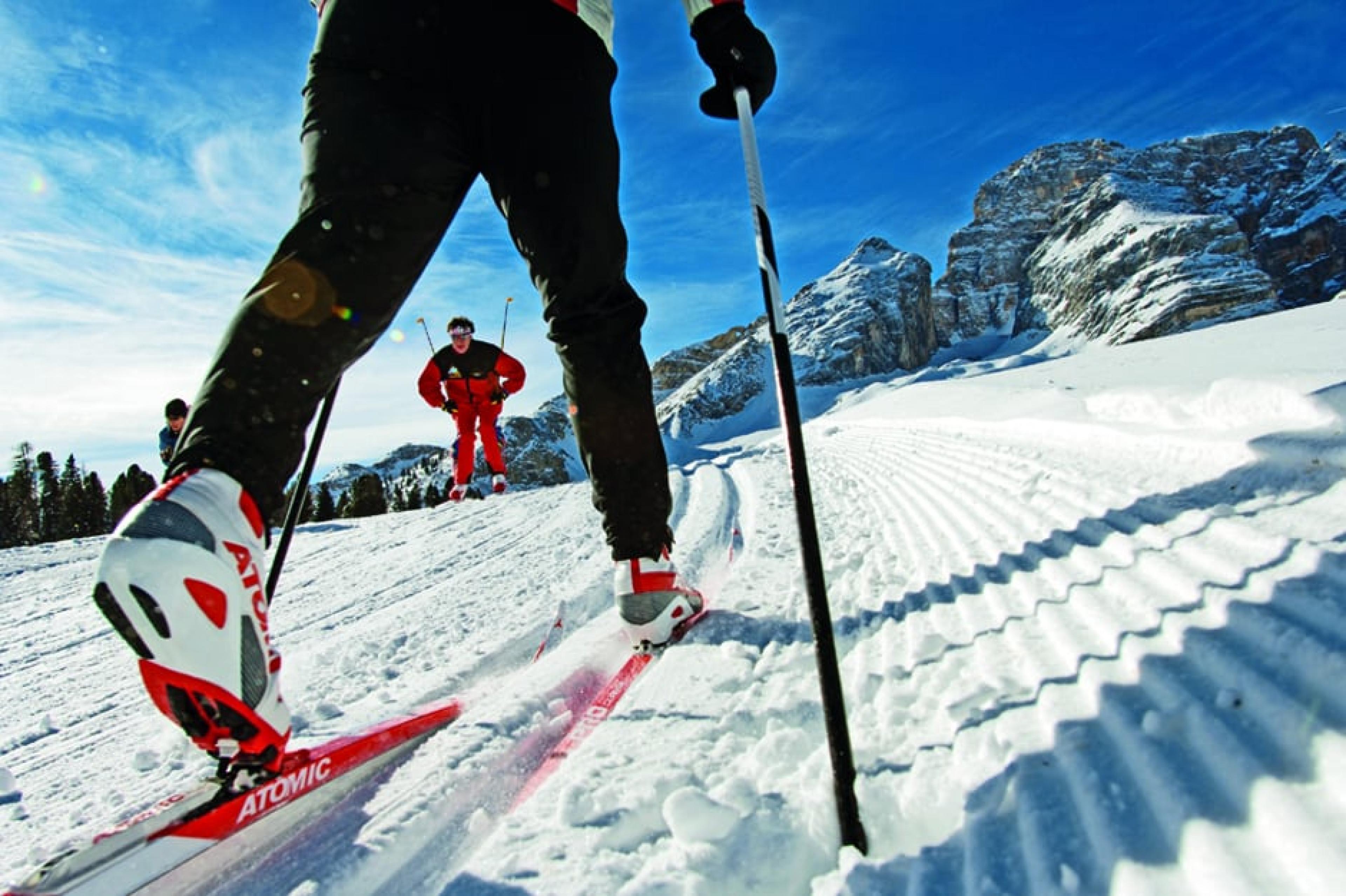 scattiong - Cross Country Skiing,Dolomites, Italy - Courtesy Zardini Stefano