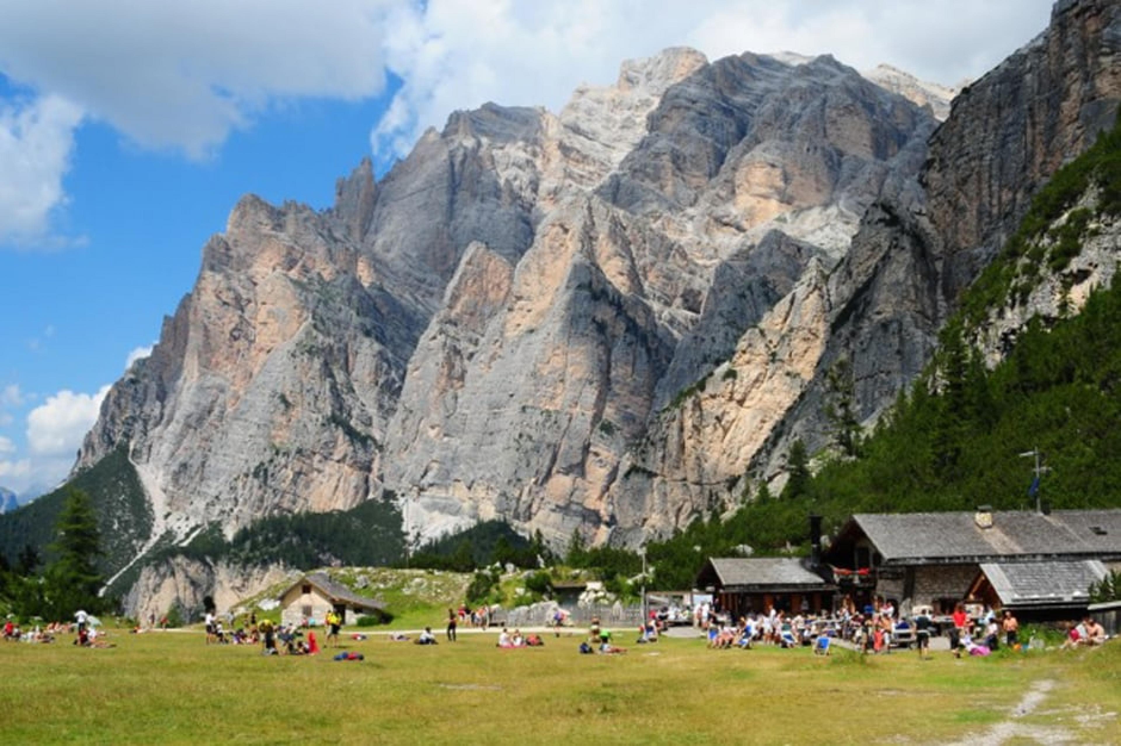 ExteriorView : Rifugio Scotoni, Dolomites, Italy