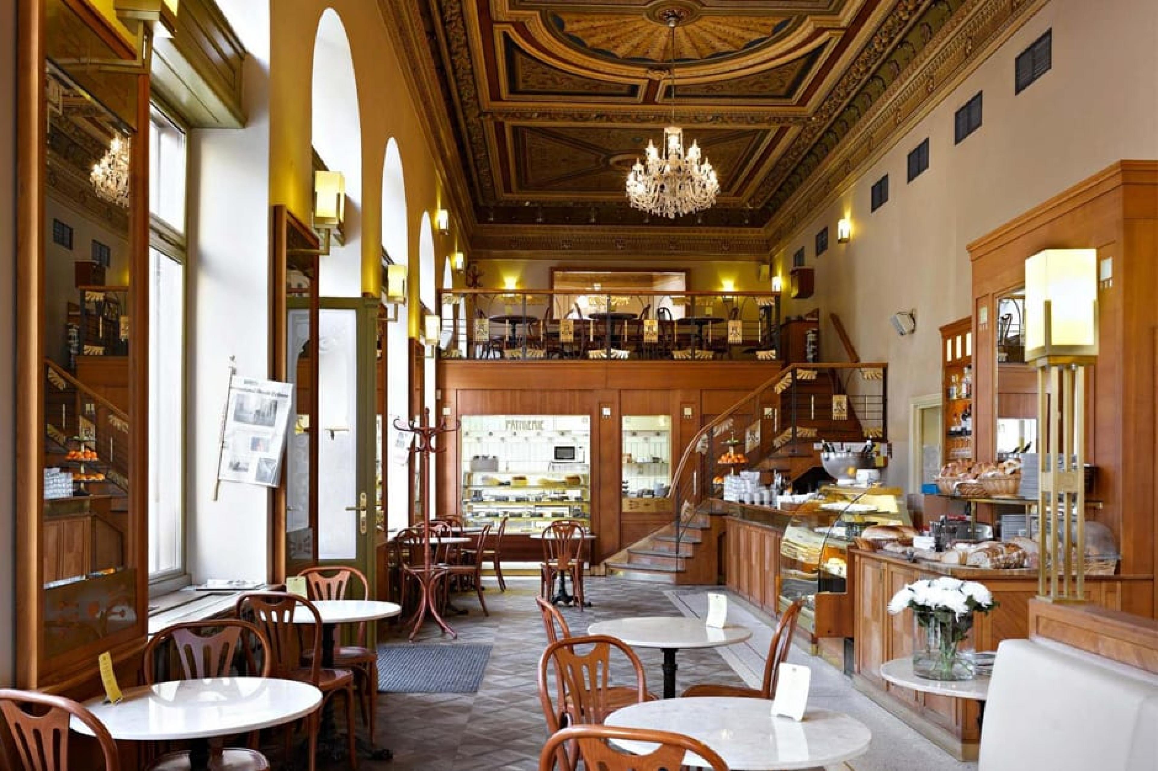 Bar at Café Savoy, Prague, Czech Republic