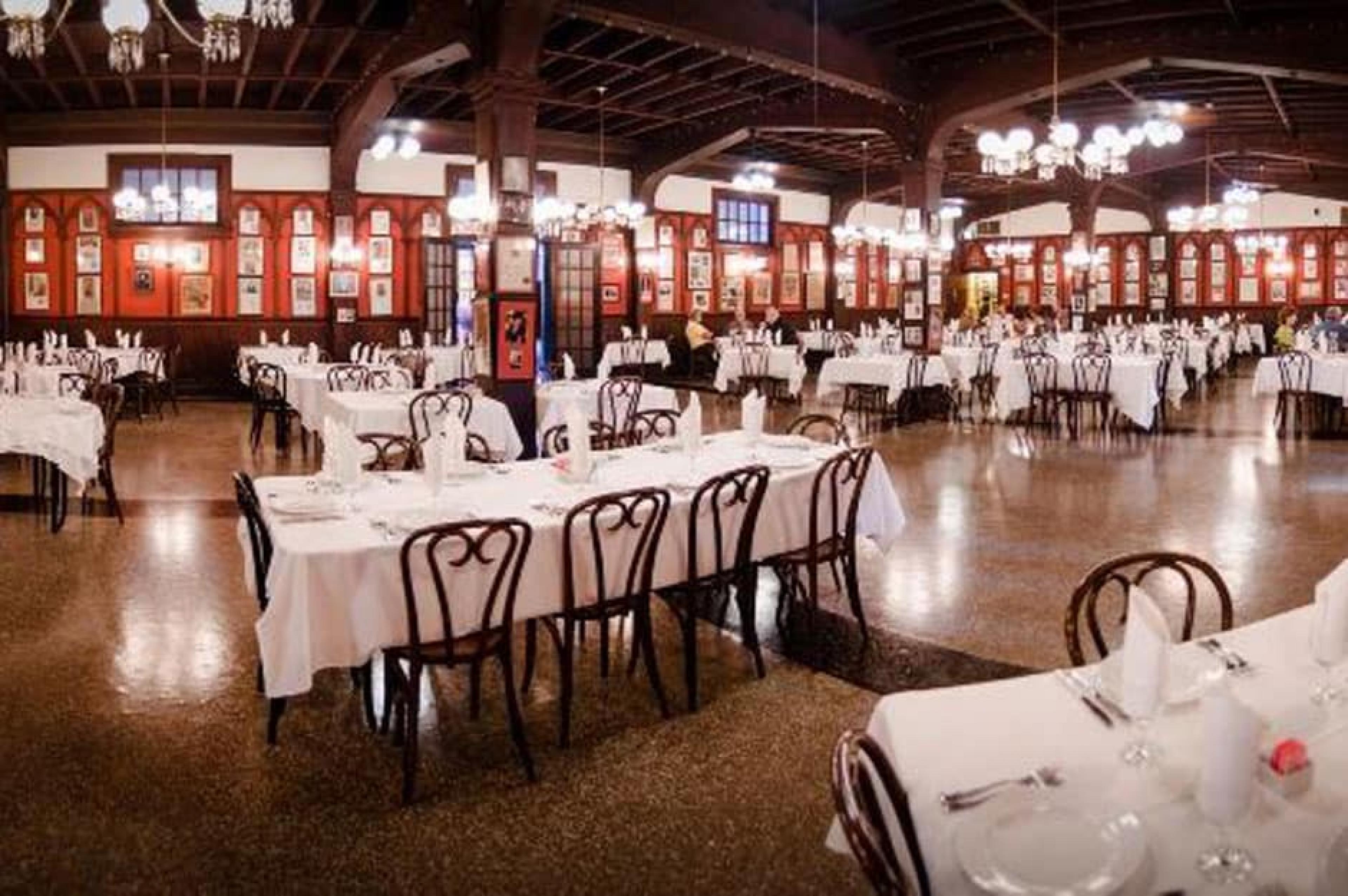 Dinning Area at  Antoine’s Restaurant, New Orleans, American South