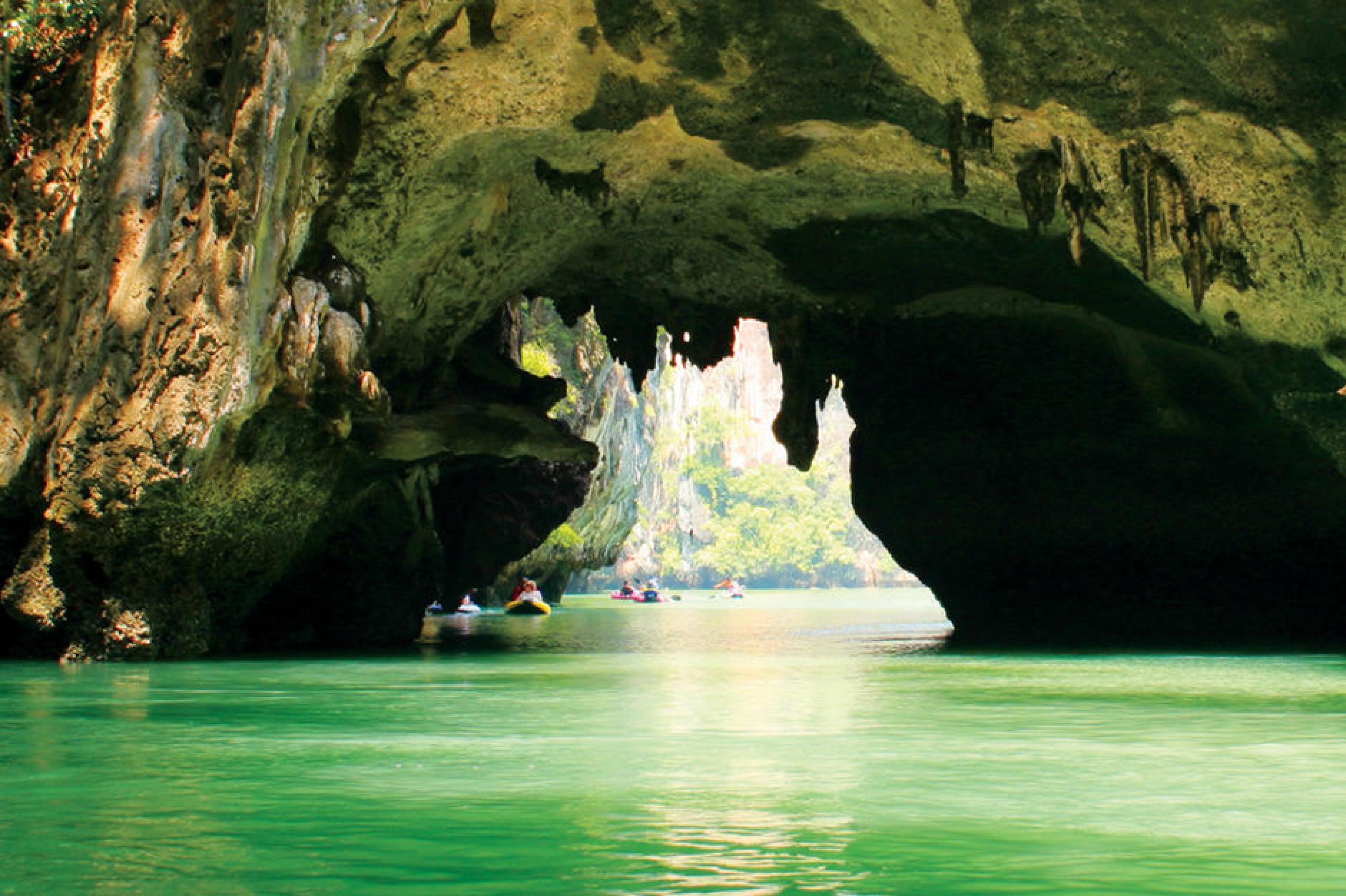 Aerial View - Indagare Tours: Sea Cave Kayaking,Phuket, Thailand - Courtesy Trisara