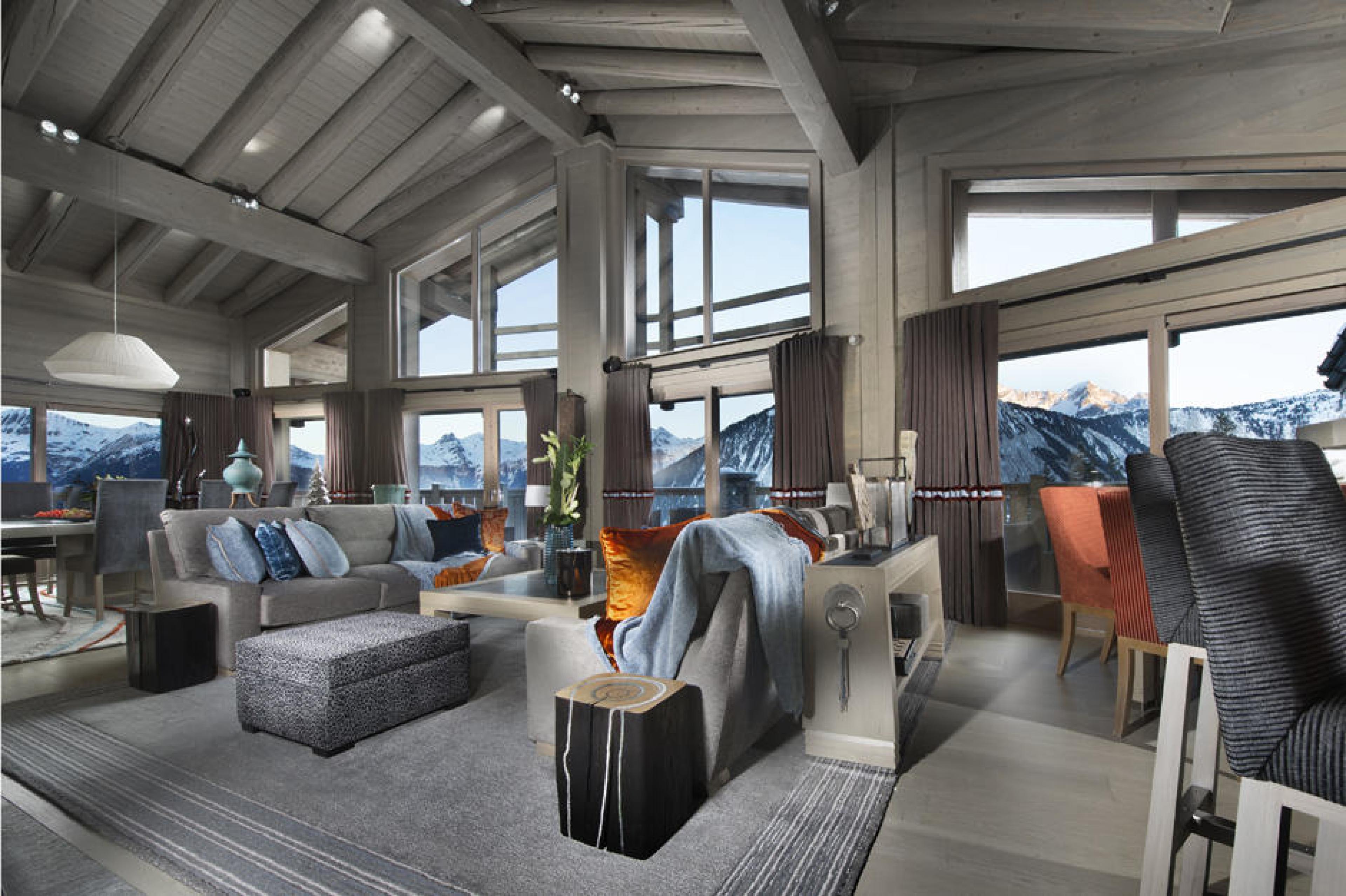 Lounge at  Hotel Le K2, Courchevel, France