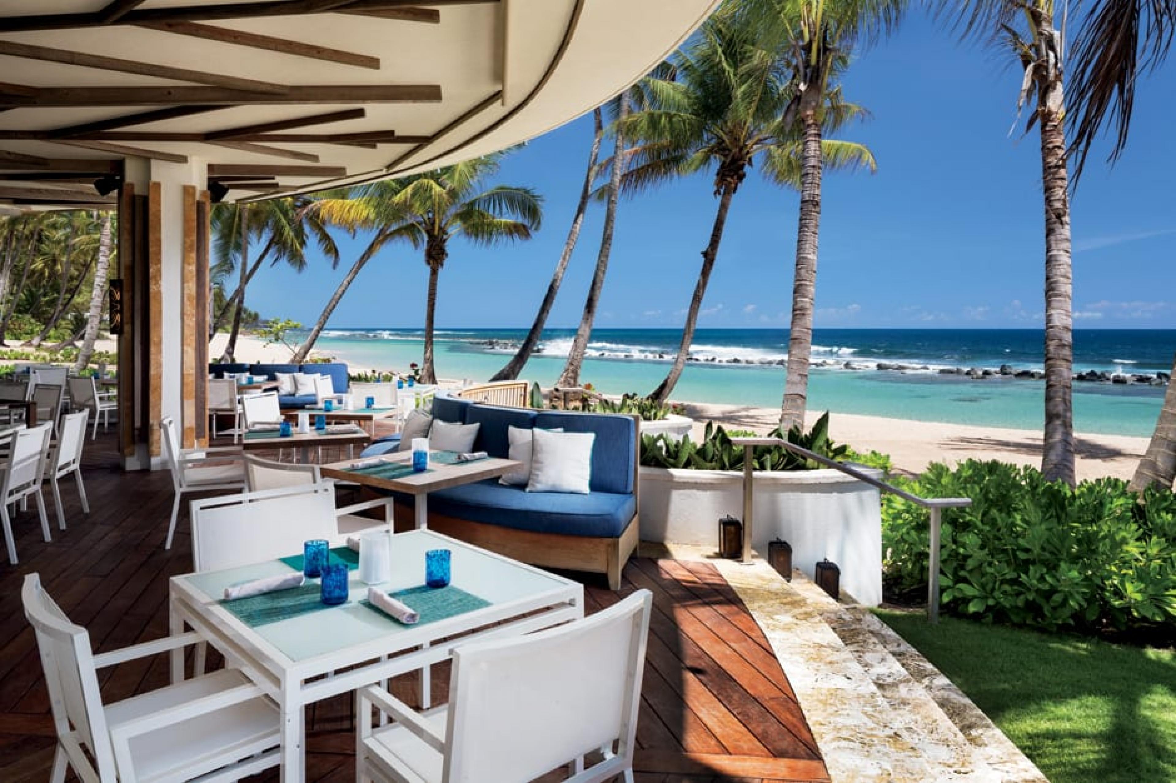 Outdoor Lounge at Encanto Bar, Puerto Rico, Caribbean