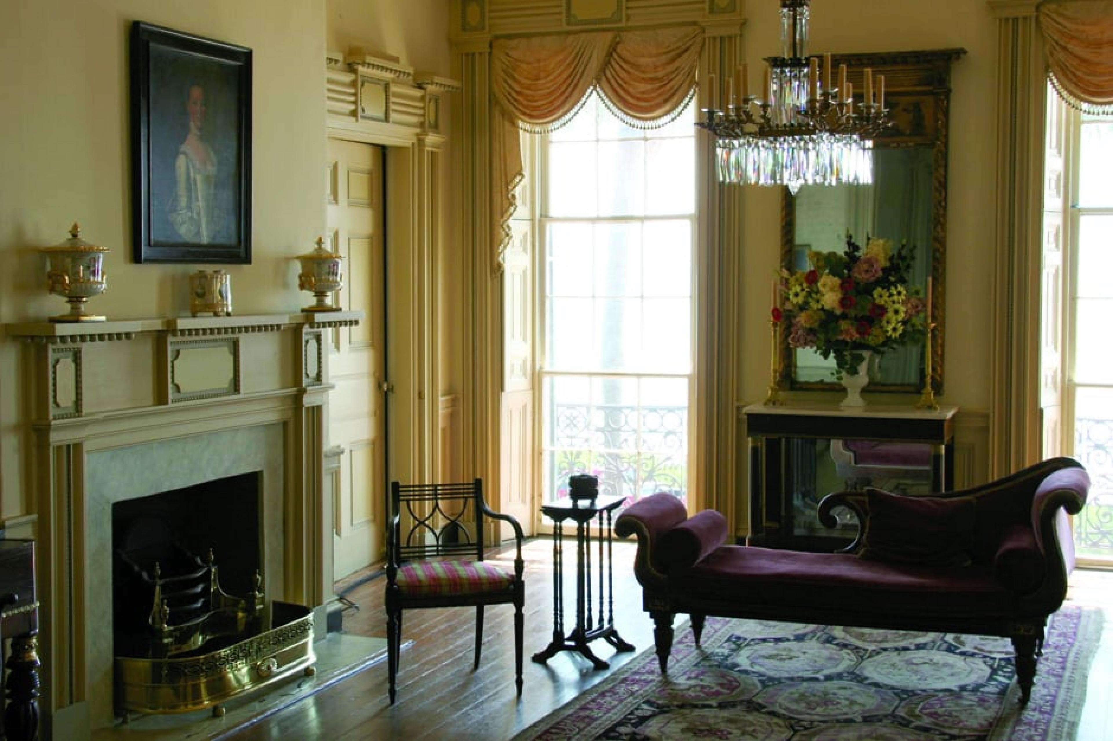 Lounge at Edmonston-Alston House , Charleston, American South