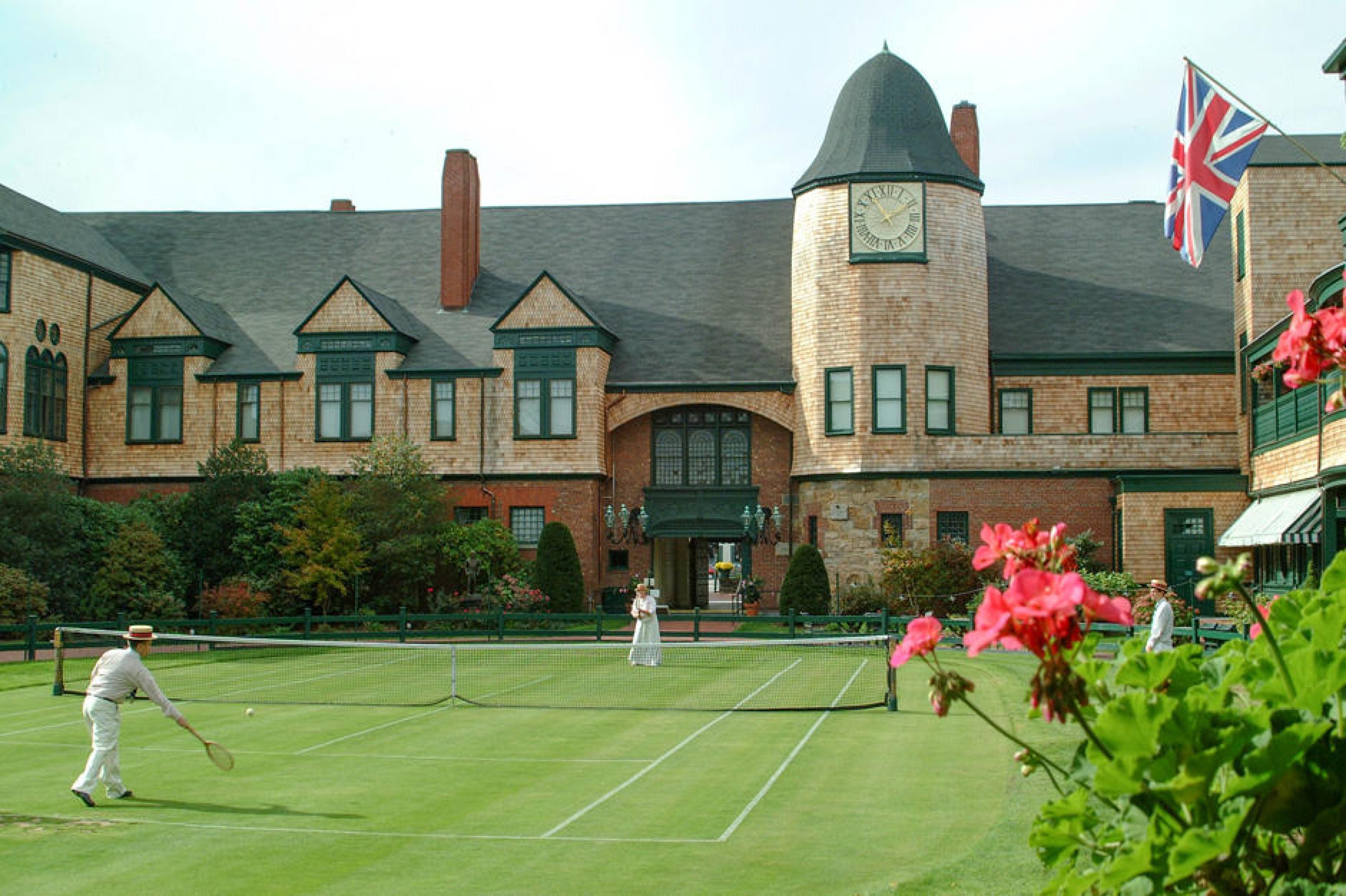 EXterior View-International Tennis Hall of Fame , Newport, New England-Courtesy Discover Newport