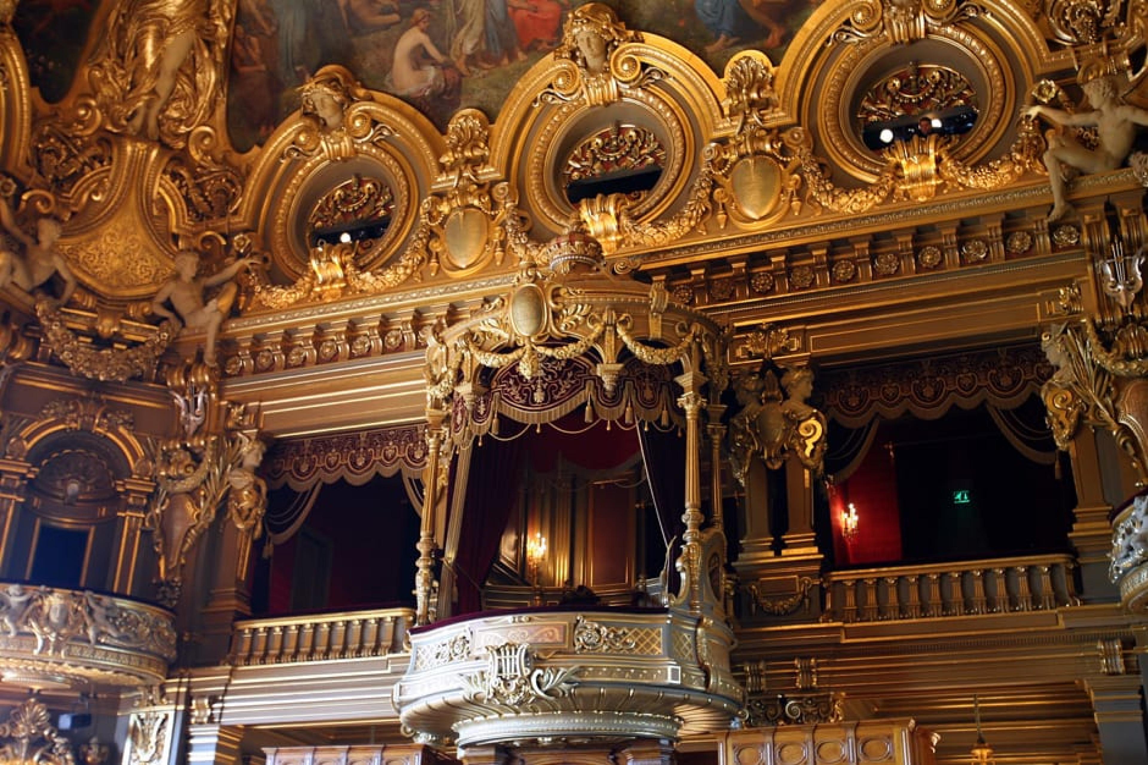 Interior View-Monte-Carlo Opera, la Salle Garnier , Monaco, Monaco-Courtesy Monaco Press Centre Photos