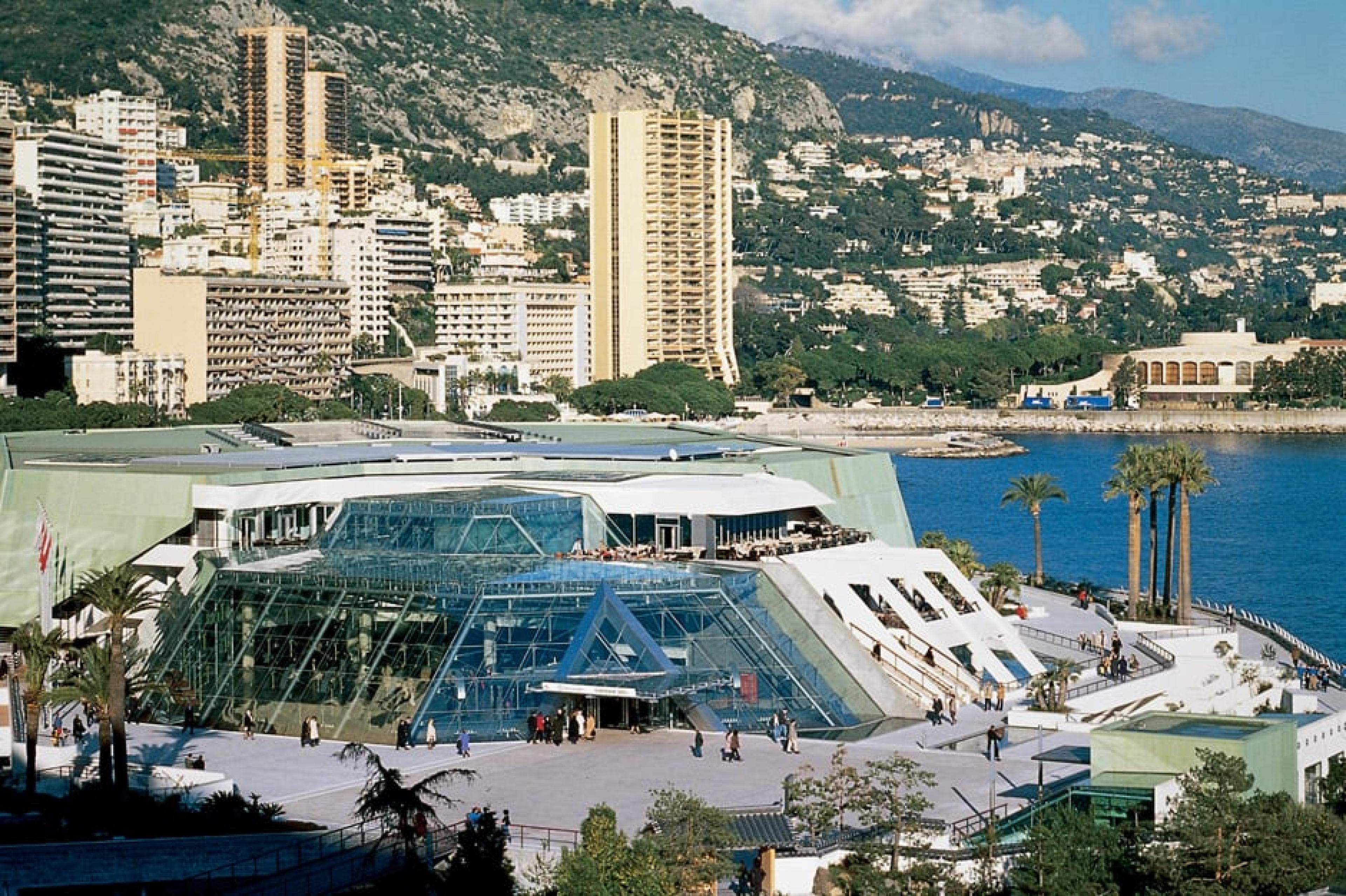 Aerial View-Grimaldi Forum ,Monaco, Monaco-Courtesy Monaco Press Centre Photos