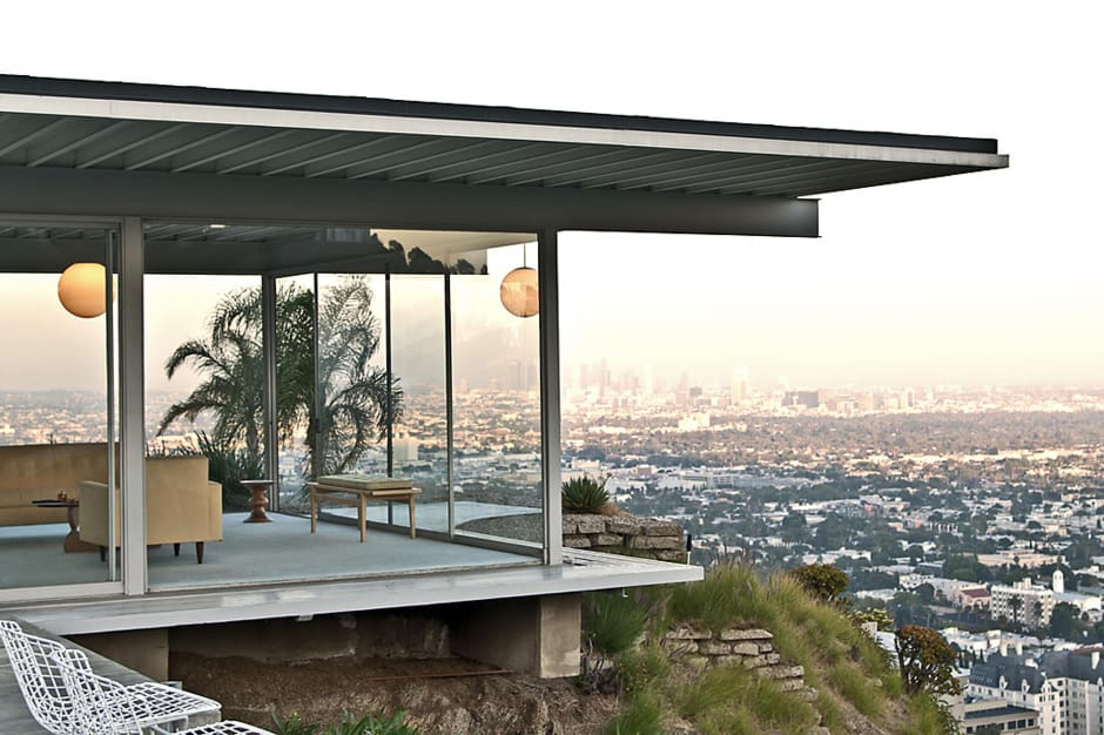 Extrior View-Stahl House ,Los Angeles, California-Courtesy M.B. Trama
