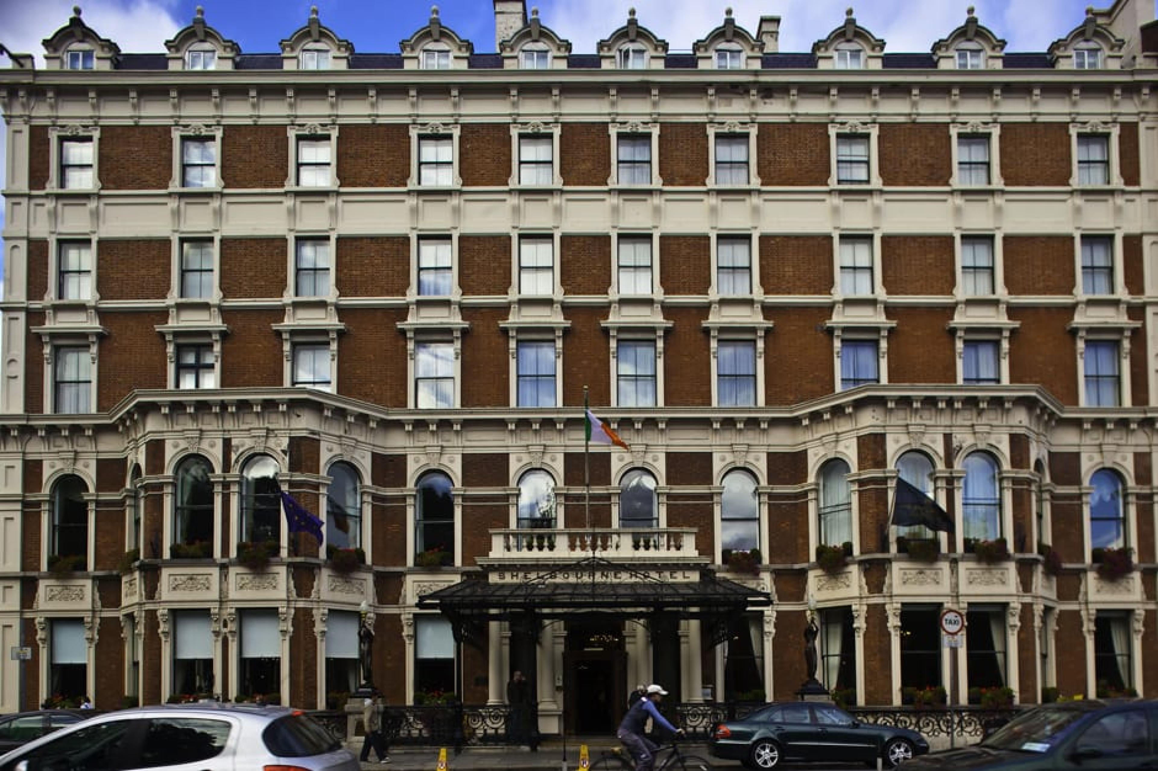 Entrance at The Shelbourne, a Renaissance Hotel, Dublin, Ireland