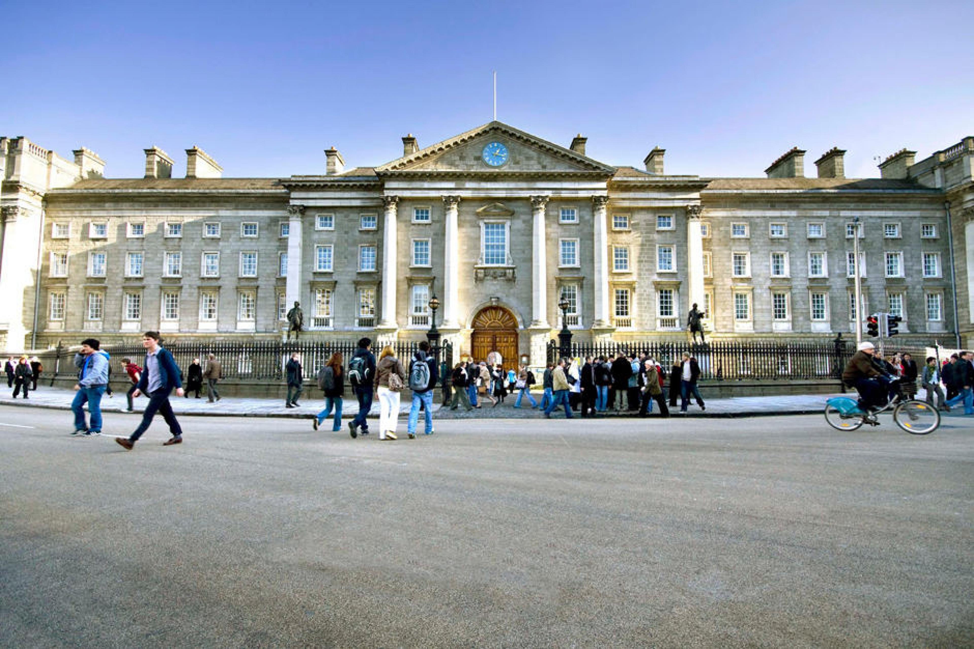 Exterior View - Trinity College and the Book of Kells , Dublin, Ireland