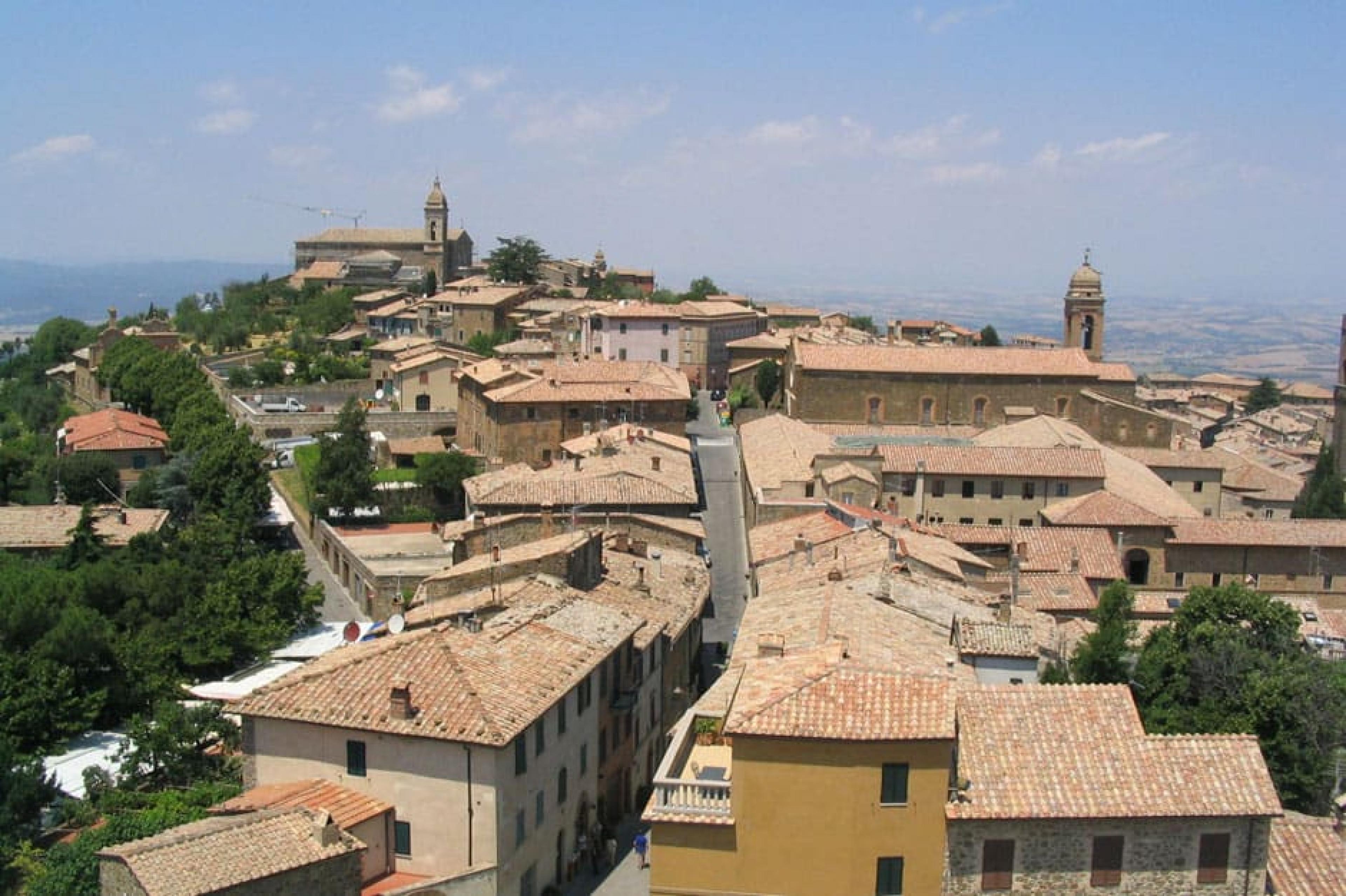 Aerial View-Montepulciano ,Tuscany, Italy