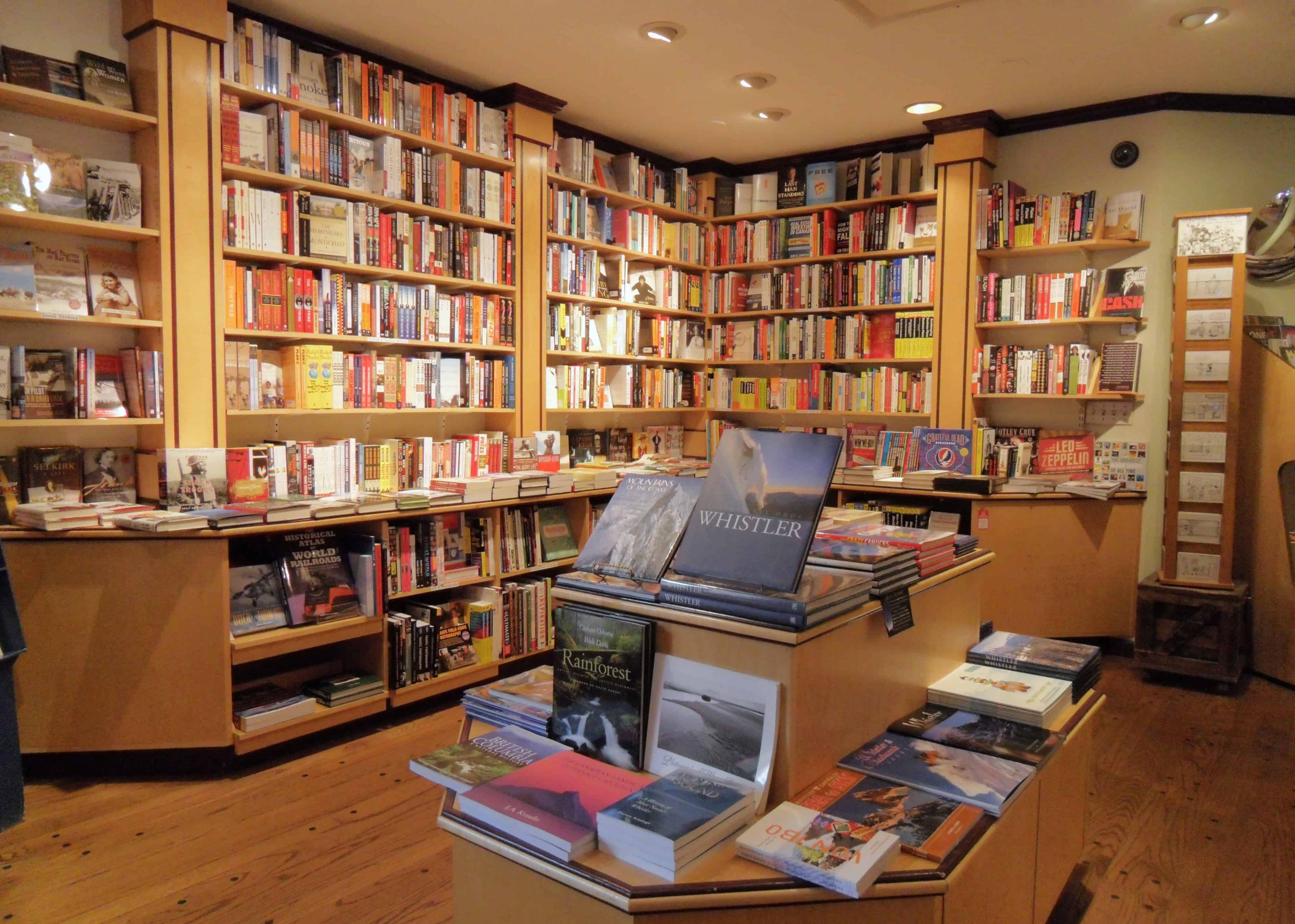 Interior View - Armchair Books, Whistler, Canada