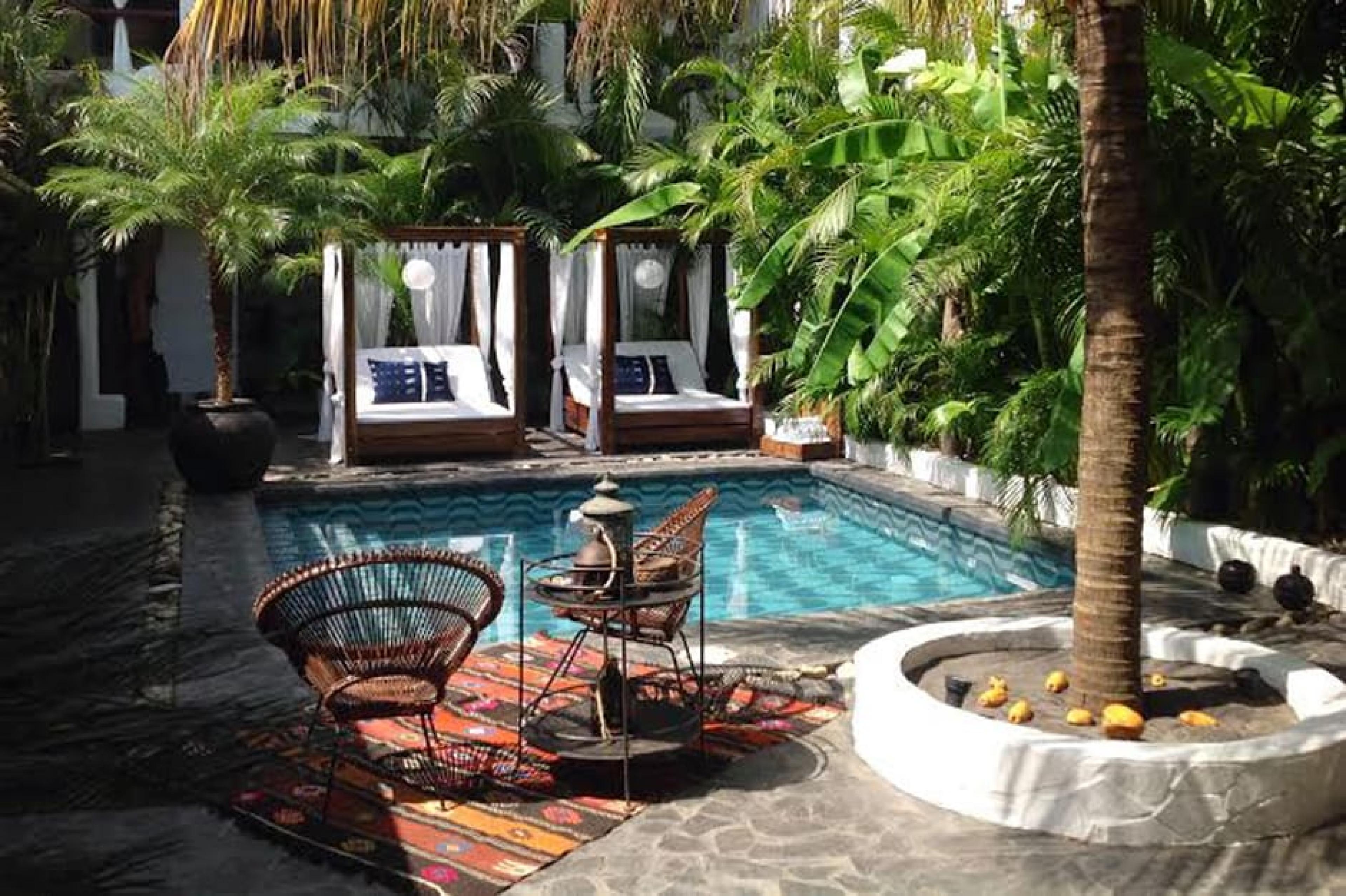 Courtyard and Pool at  Tribal Hotel, Nicaragua, Nicaragua