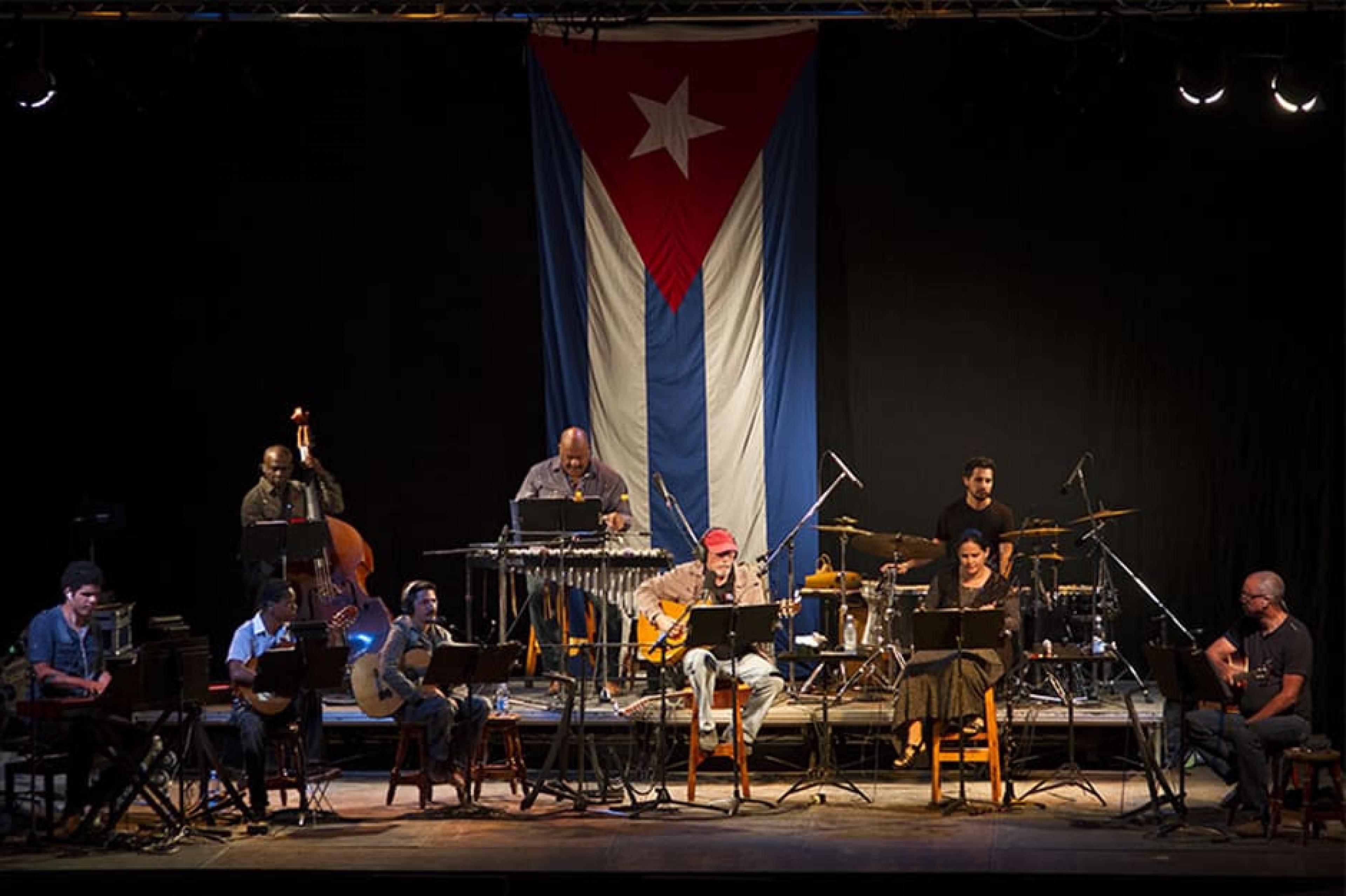 Musicians at Fábrica de Arte , Havana, Caribbean