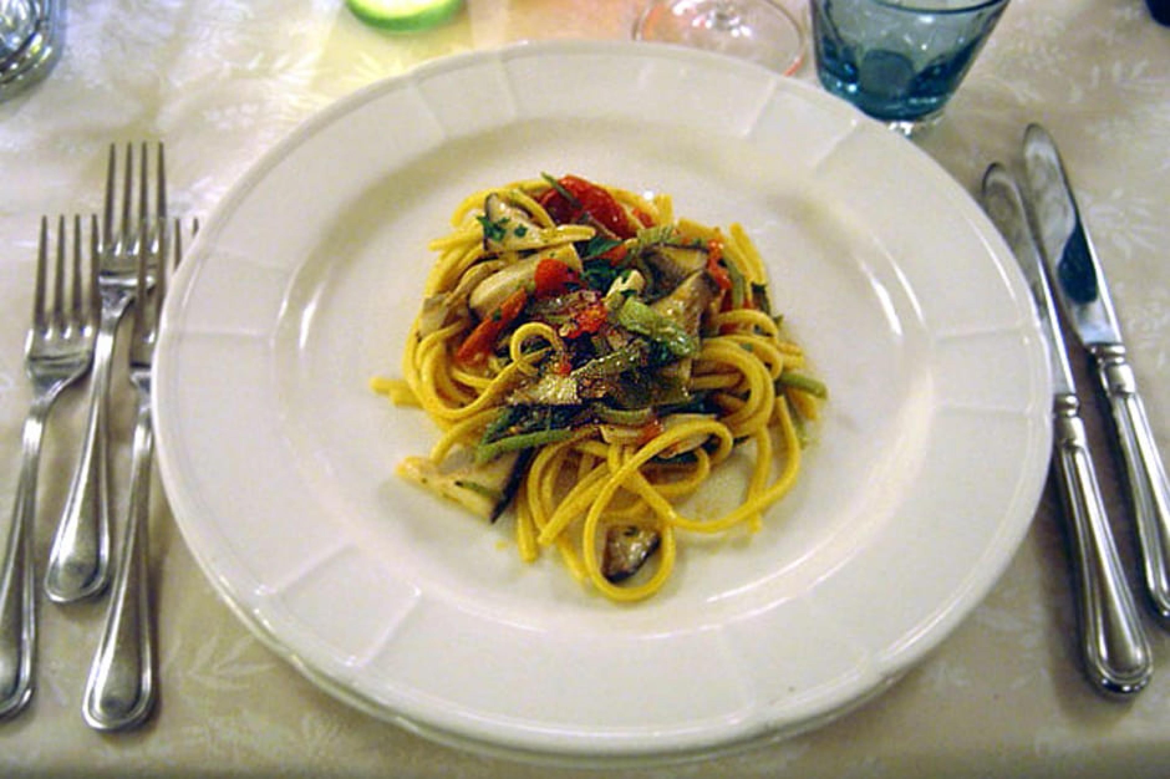 Food at Osteria del Tempo Perso, Puglia, Italy