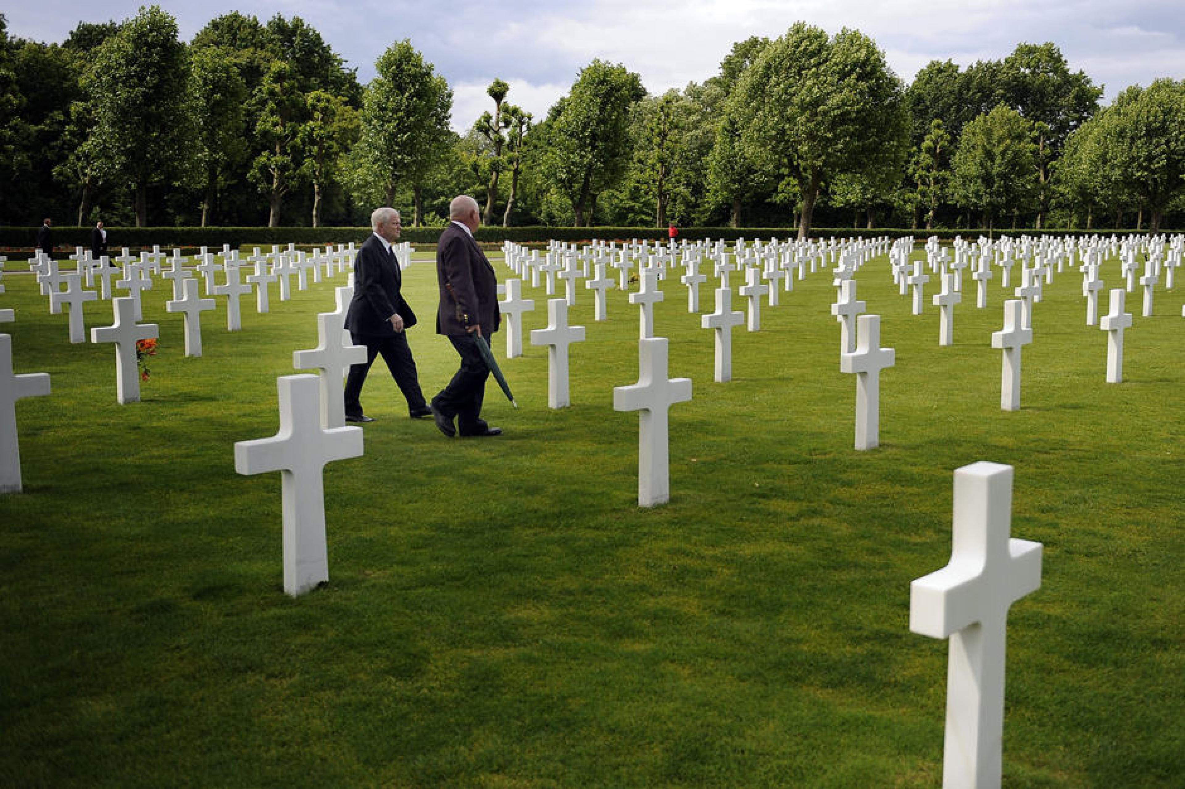 Christan Burial Netherlands World War II American Cemetery ,  Maastricht, Netherlands