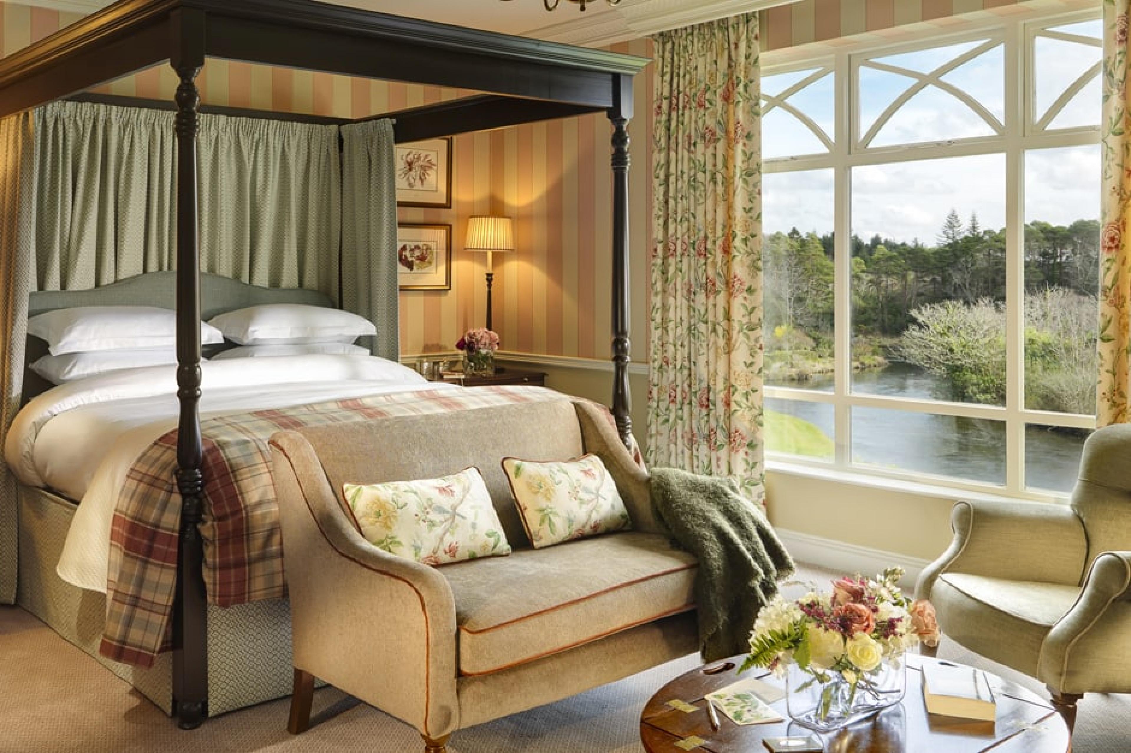 Suite at Ballynahinch Castle Hotel and Estate, Ireland