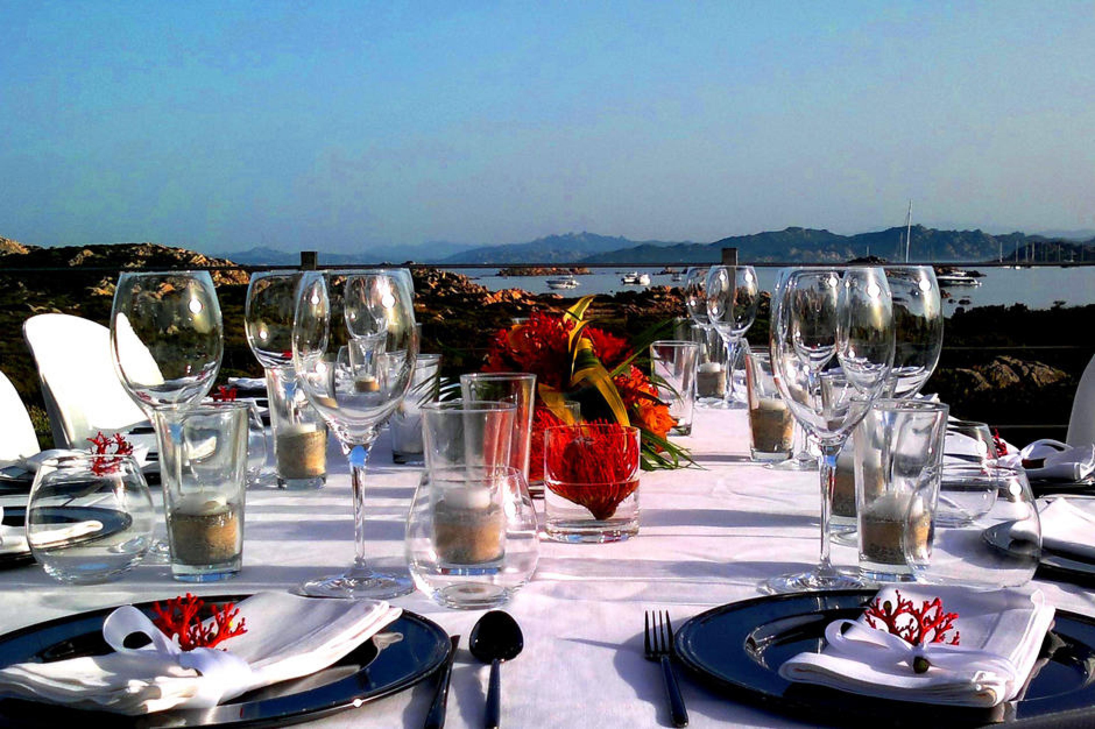 Dinning Area at La Casitta, Sardinia, Italy