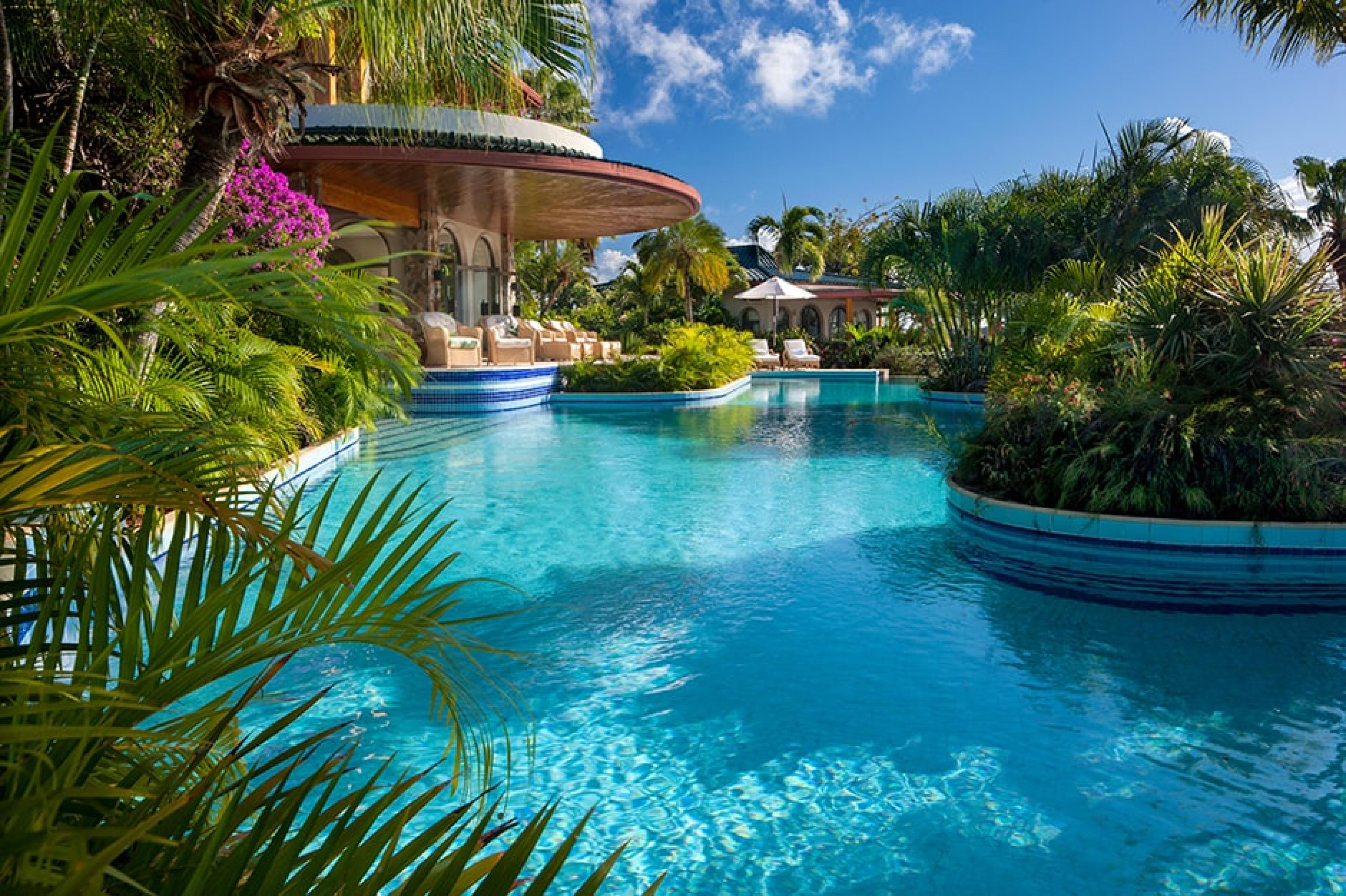 Pool at  Valley Trunk Estate, British Virgin Islands, Caribbean