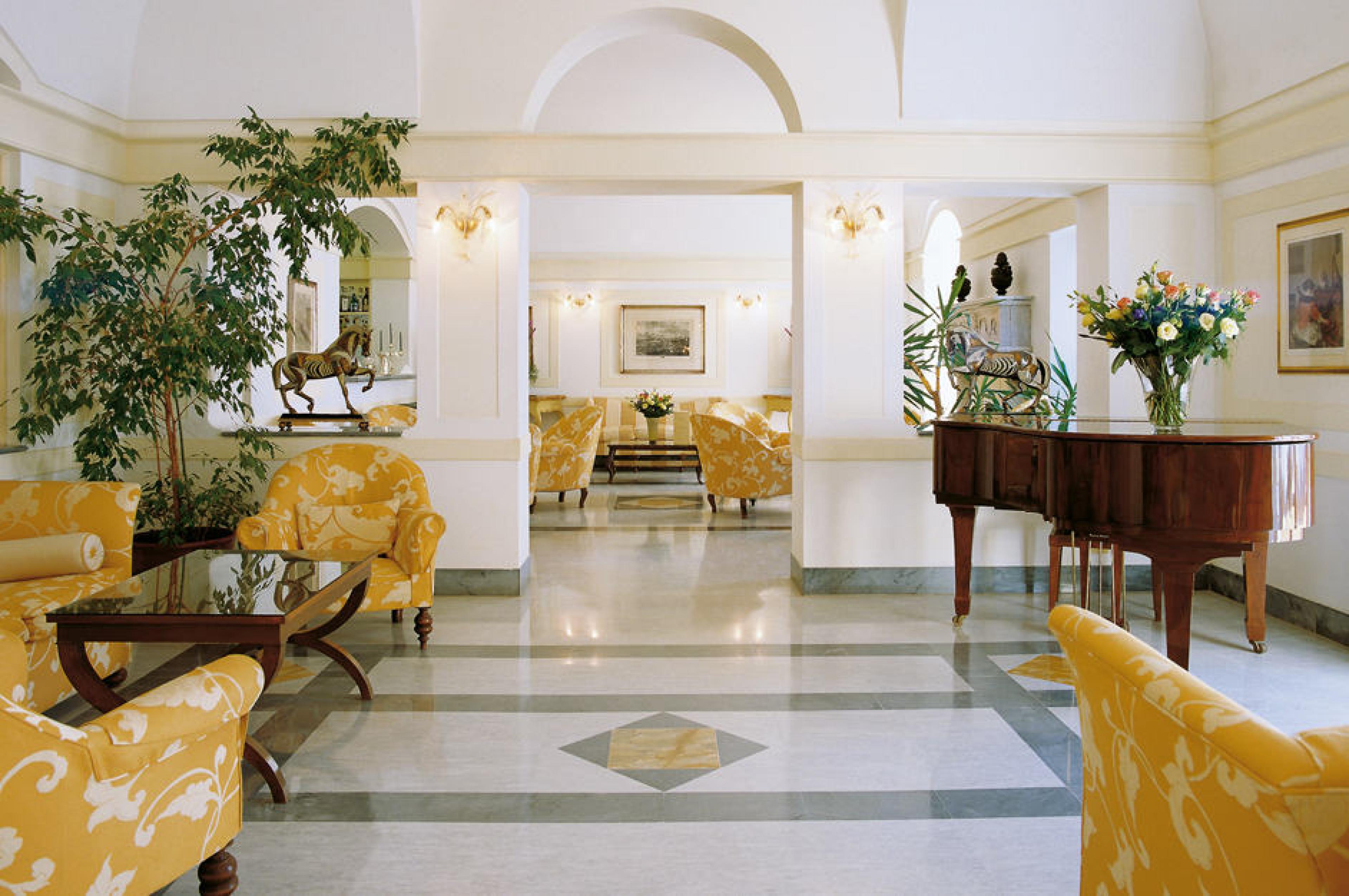 Lounge at Hotel Byron, Forte dei Marmi, Italy