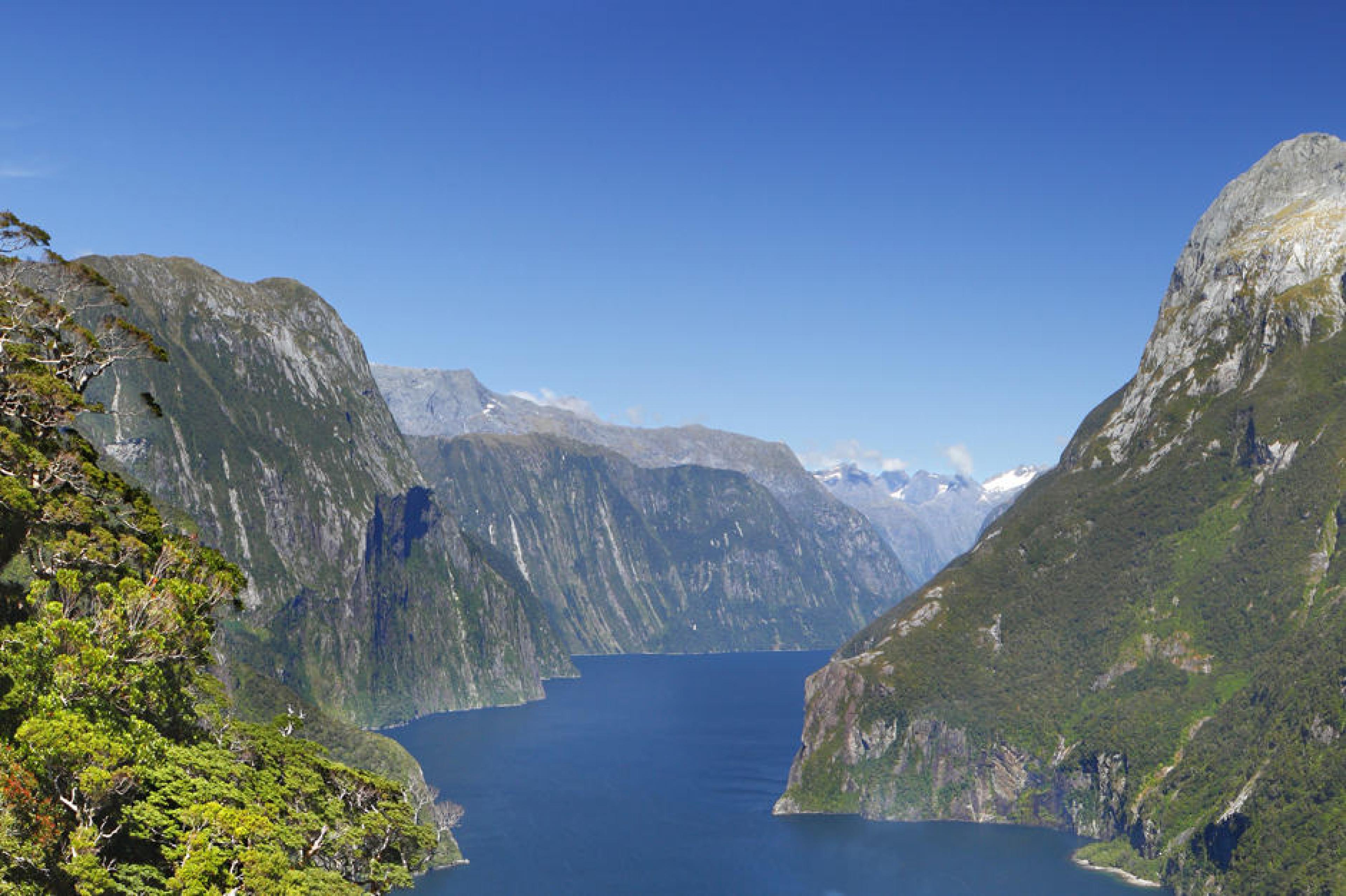 Hills at Milford Sound ,  Queenstown, New Zealand - Courtesy Rob Suisted, Pure New Zealan