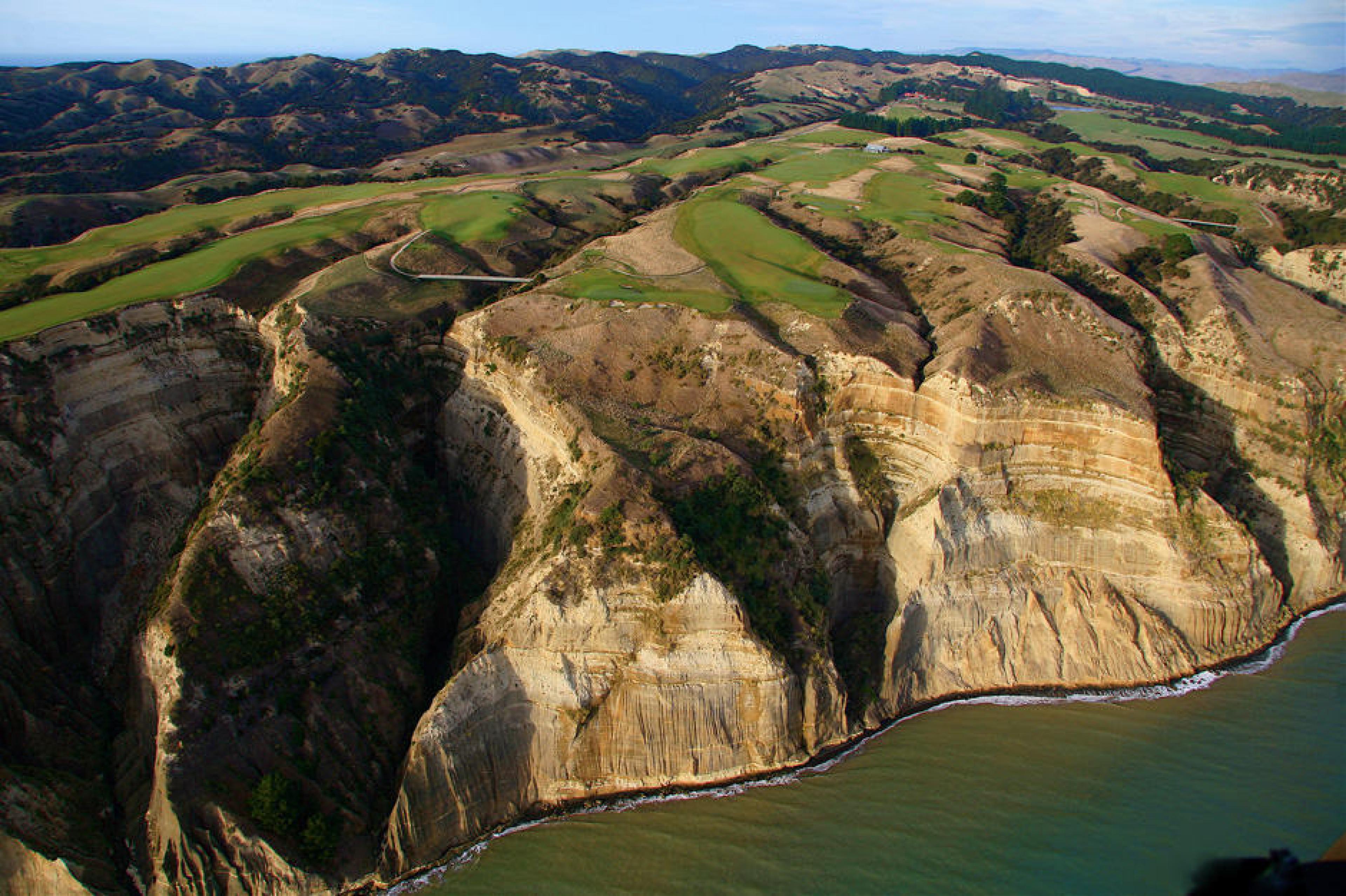 Top View -Top Golf – North Island , New Zealand - North Island, New Zealand - The Farm at Cape Kidnapper's