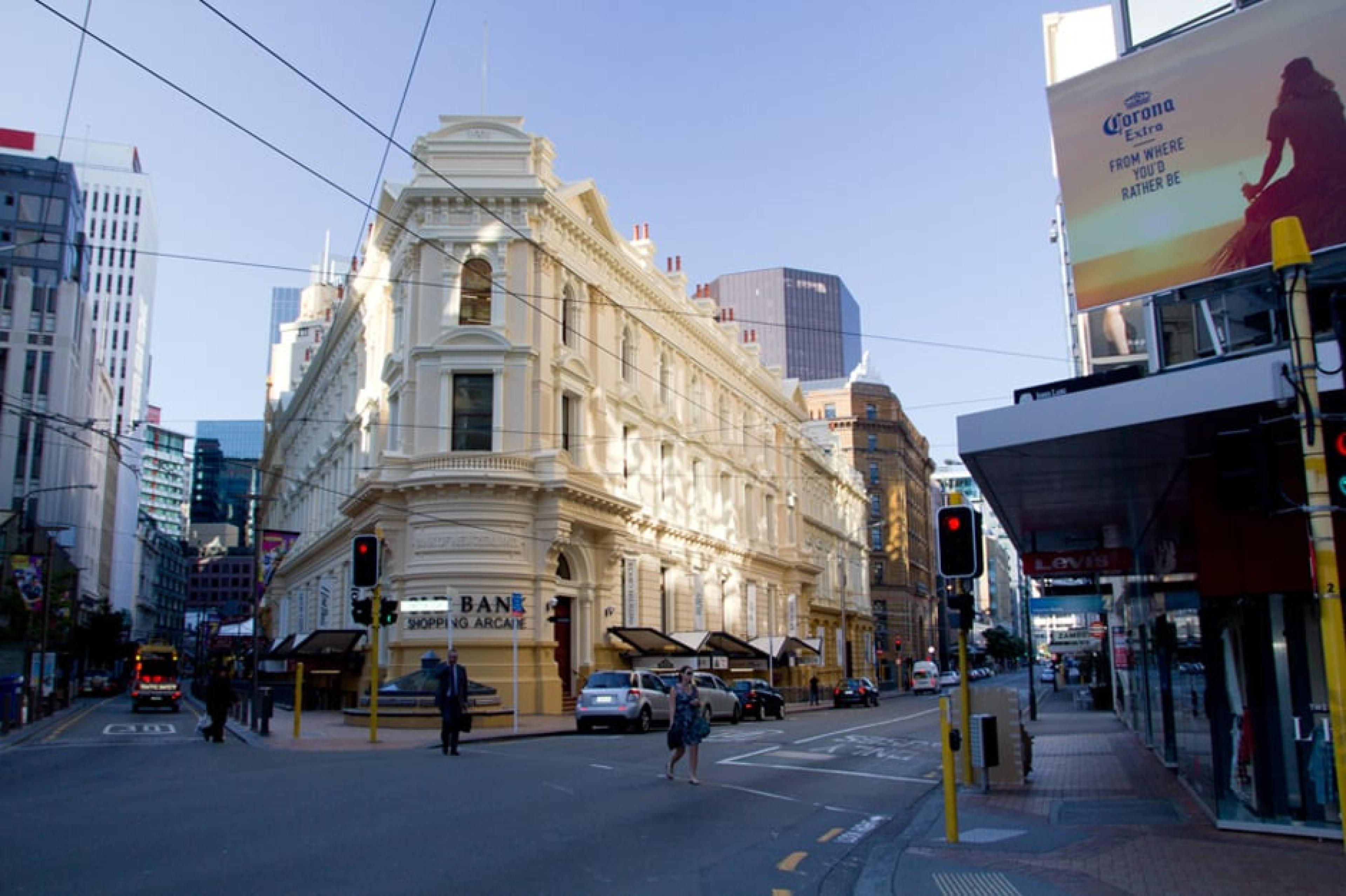 Exterior View - Old Bank Arcade, Wellington & Wairarapa, New Zealand - Courtesy QFSE Media