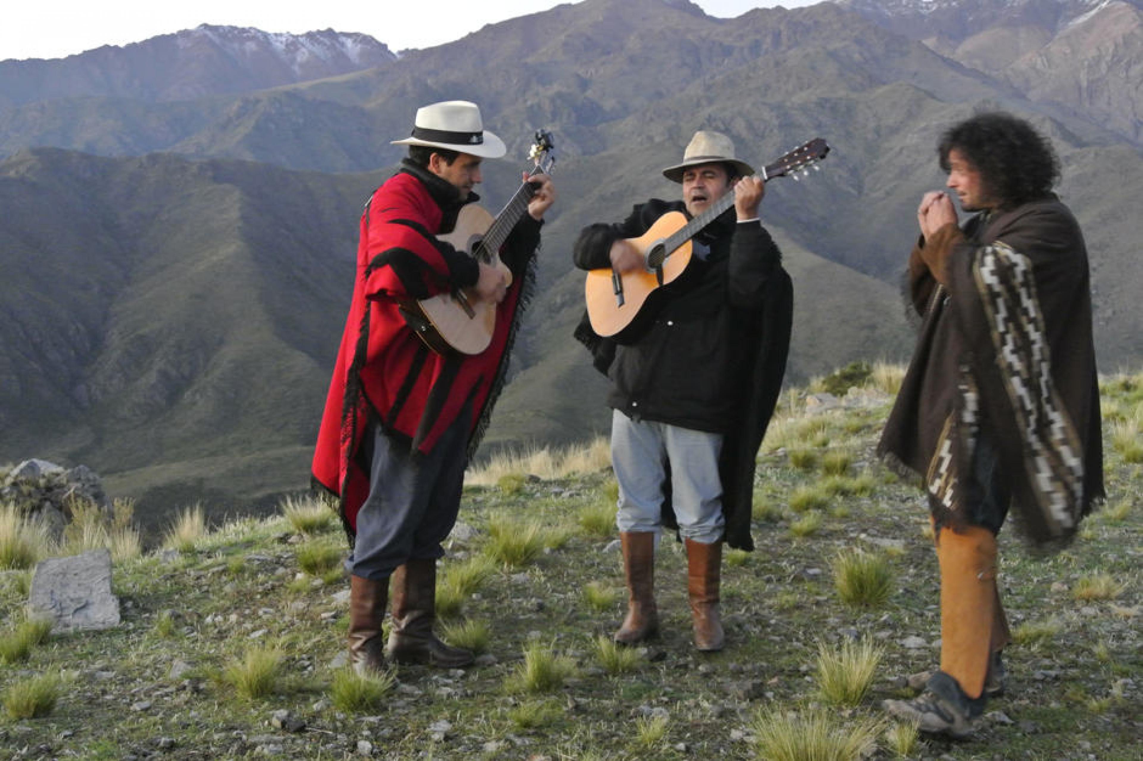 Musicians at Casa de Uco, Mendoza, Argentina