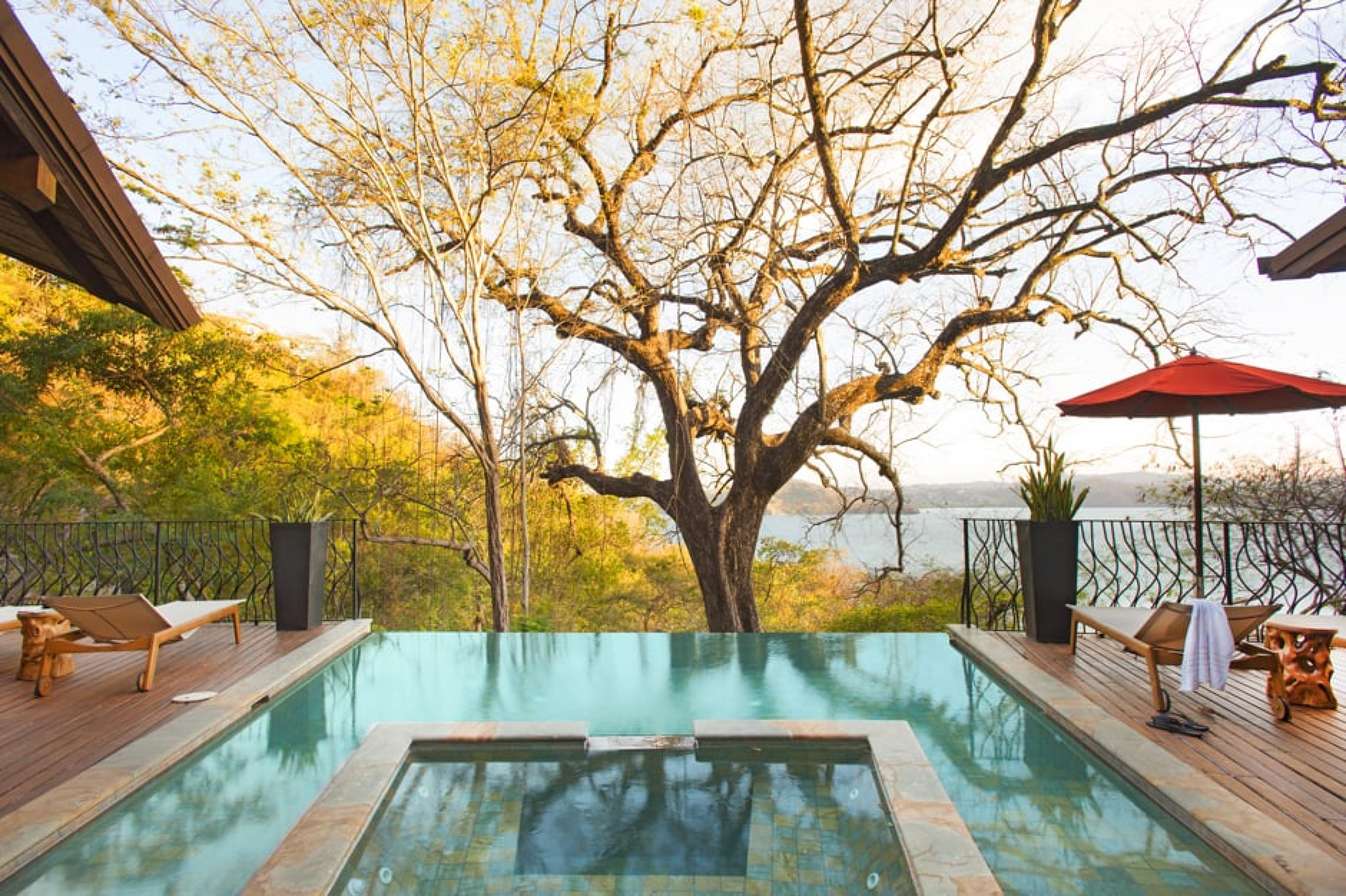 Pool Lounge at Exterior View - Villa Rentals, Costa Rica
