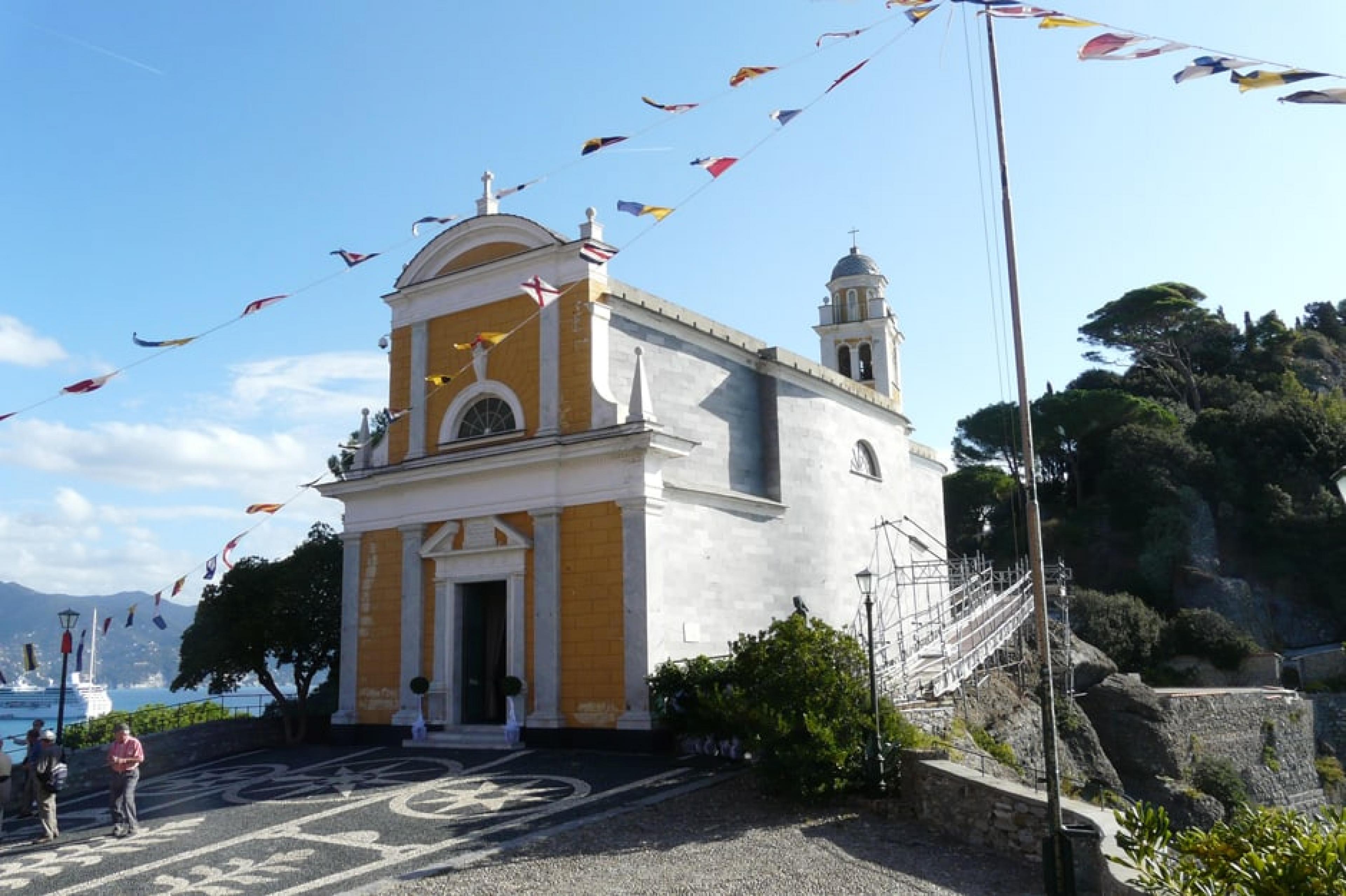 Church at Church of San Giorgio , Portofino, Italy - Courtesy Davide Papalini