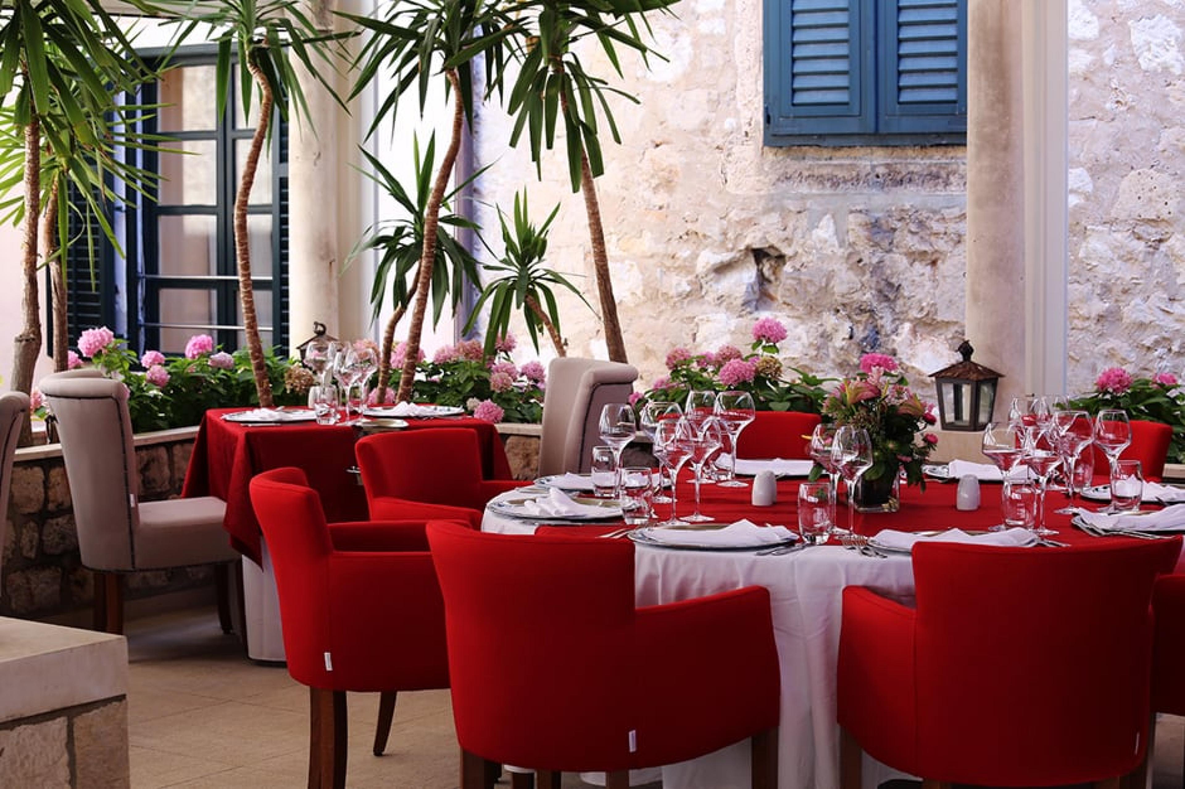 Interiors at Restaurant Dubrovnik, Croatia