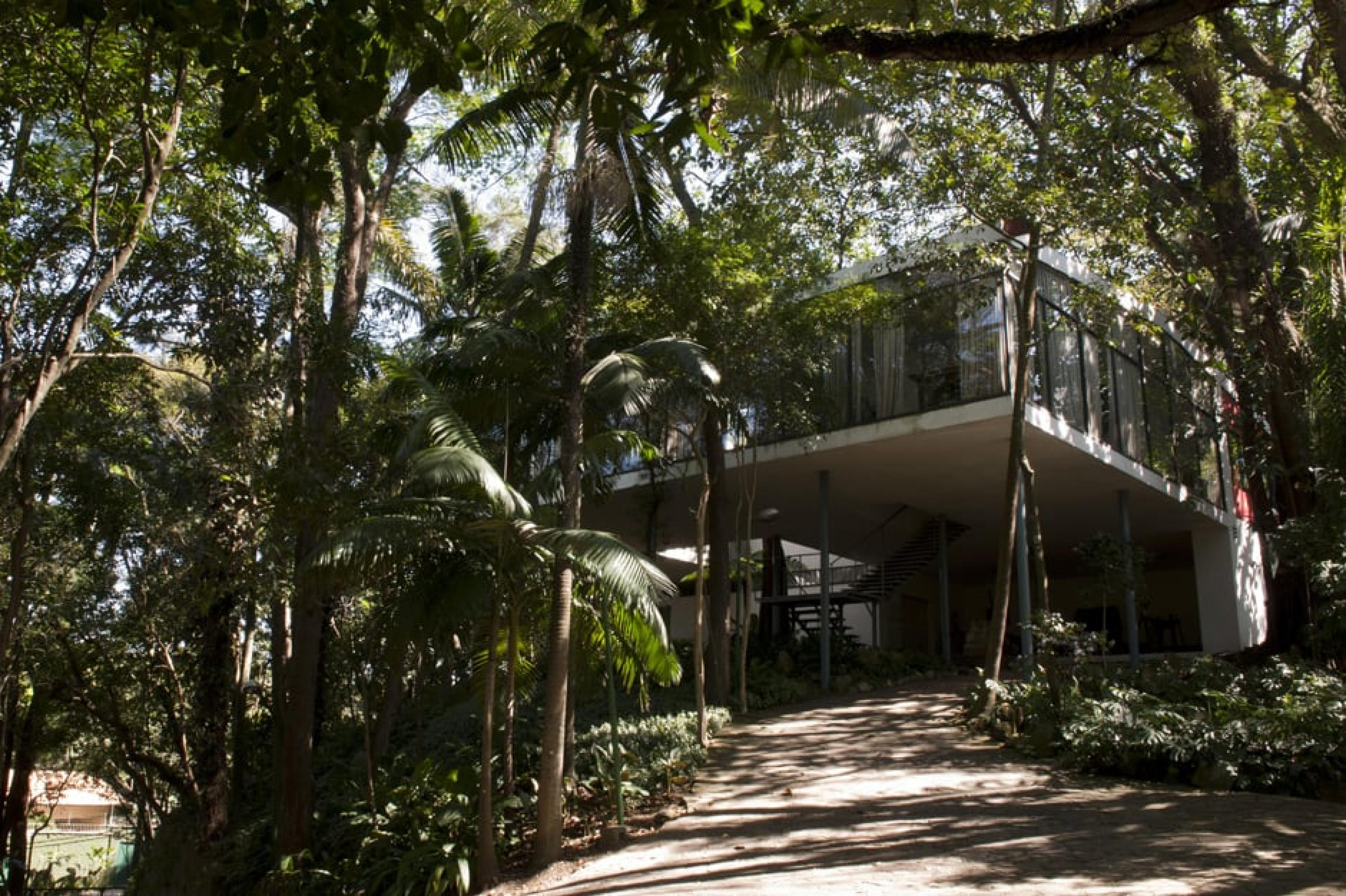 Exterior View - Casa de Vidro , Paulo, Brazil