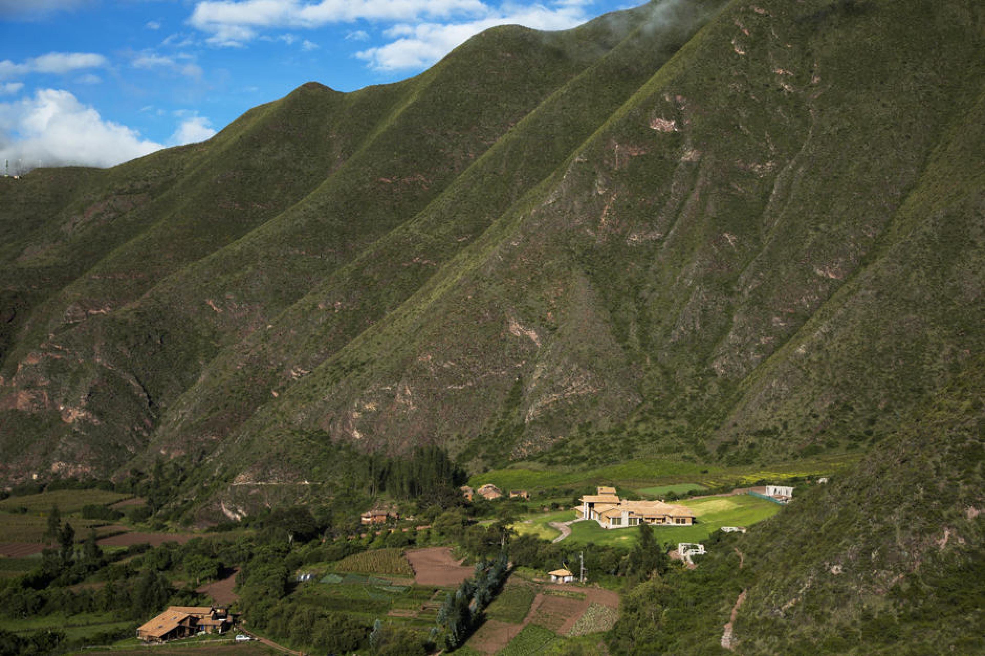 Aerial View - Inkaterra Hacienda Urubamba, Sacred Valley, Peru