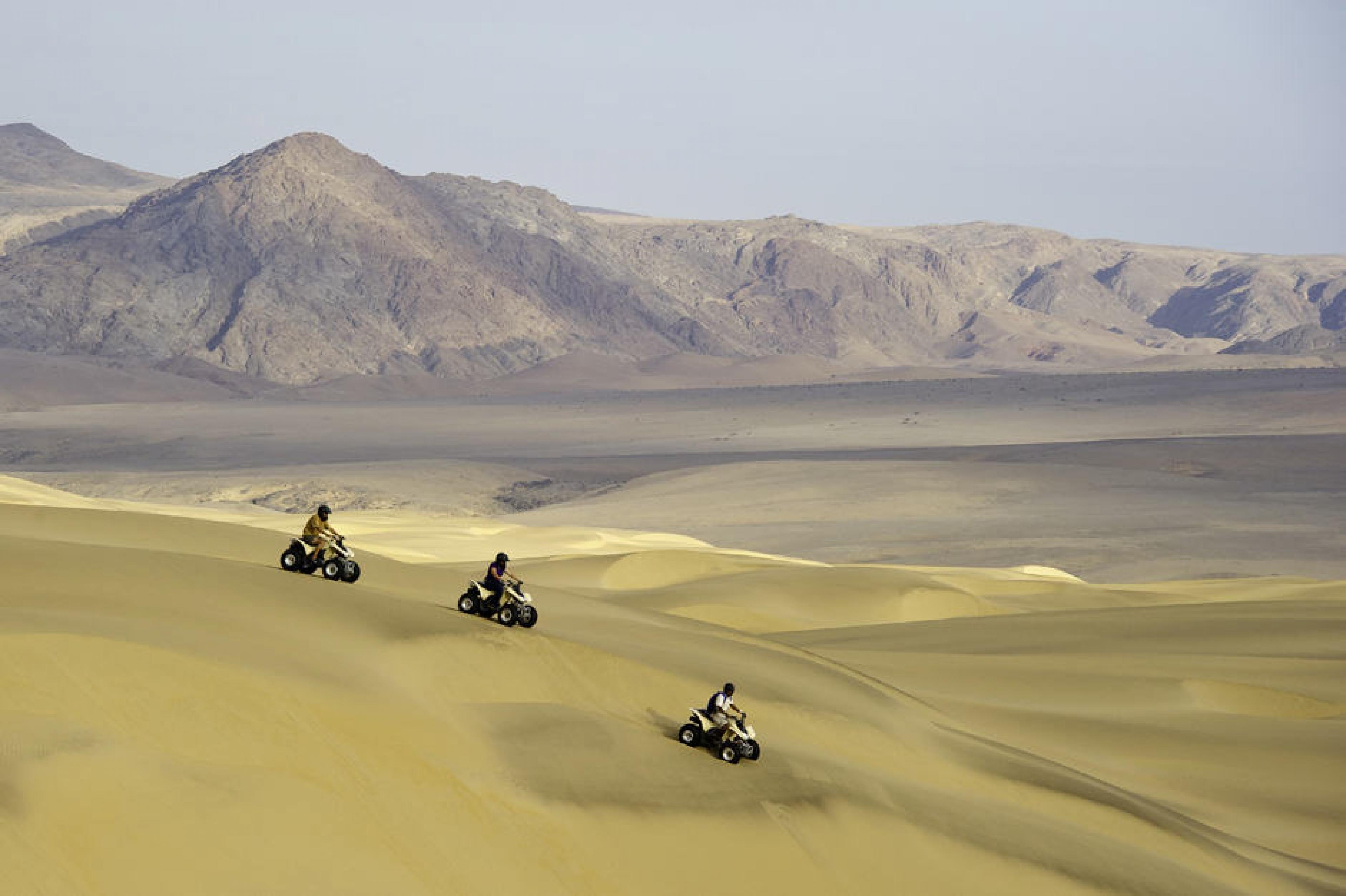 Quad BIking at Quad-Biking in Sand Dunes , Namibia, Namibia - Courtesy Dana Allen